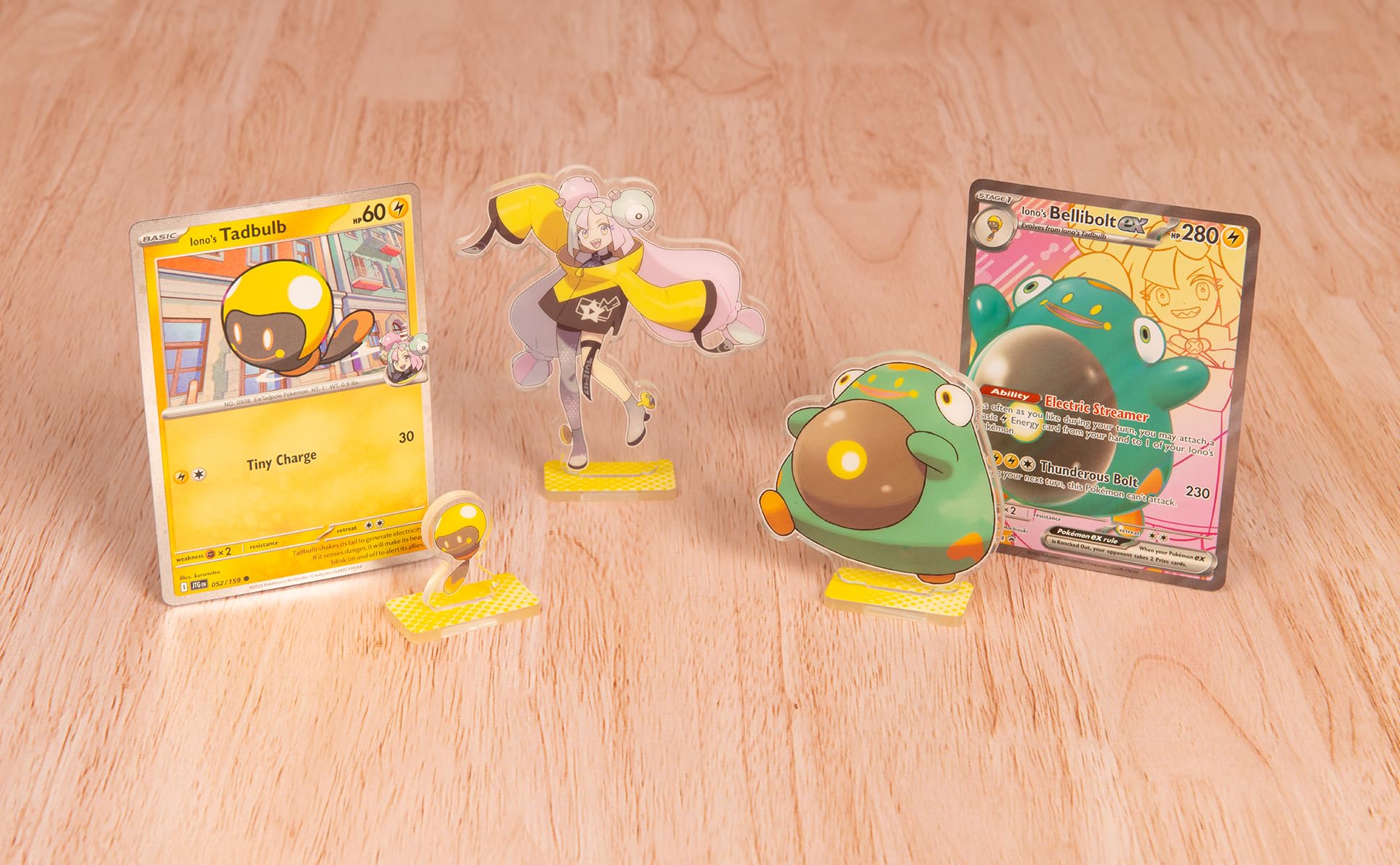 Pokemon TCG: Iono’s Bellibolt ex Premium Collection - 6 Packs, Promos - 5