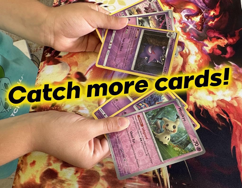 Pokémon Compatible 100 Card Lot with 3 Legendary Ultra Rare Cards Bundle- with Dan123yal Deck Box Included - 3