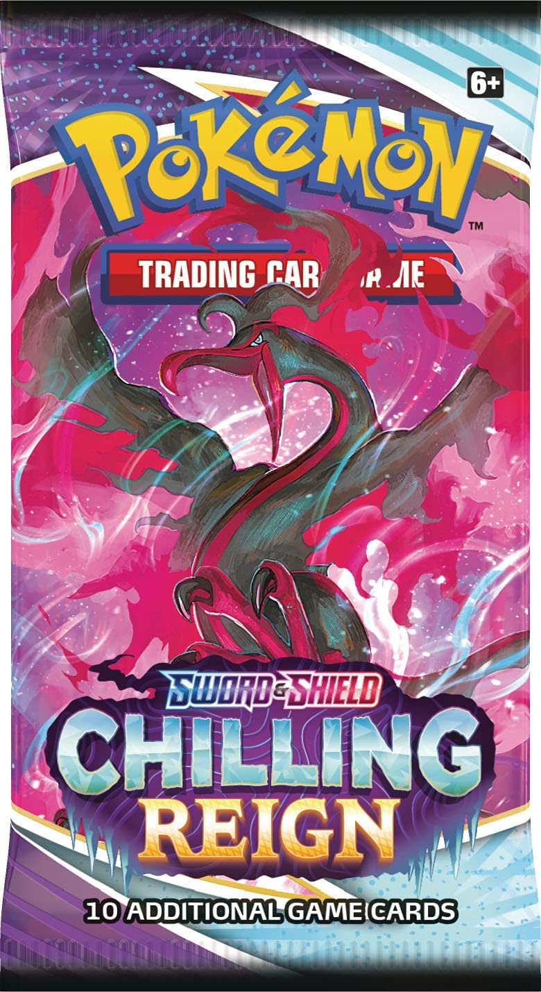 Pokemon TCG Sword & Shield 6 Chilling Reign Booster Packs (4 Packs) - 3