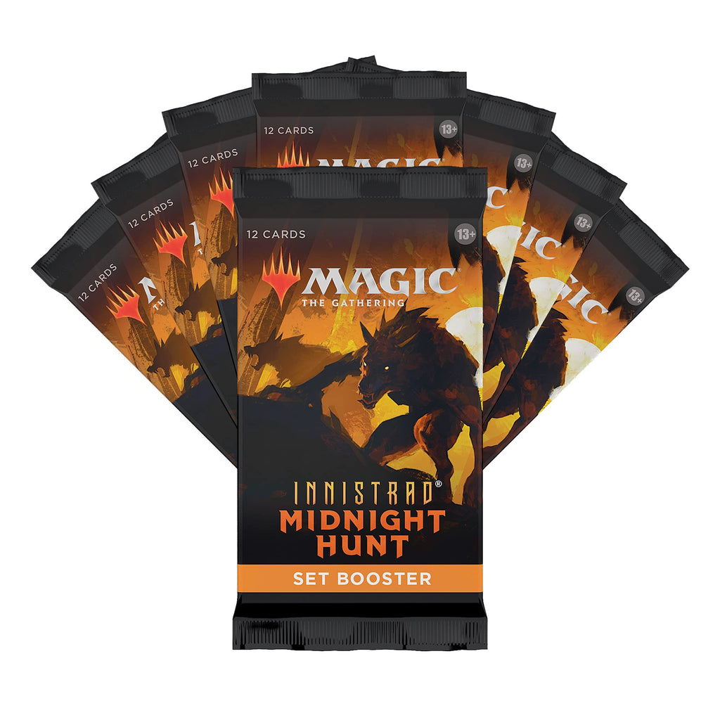 Magic: The Gathering Innistrad: Midnight Hunt Bundle | 8 Set Boosters + Accessories - 7