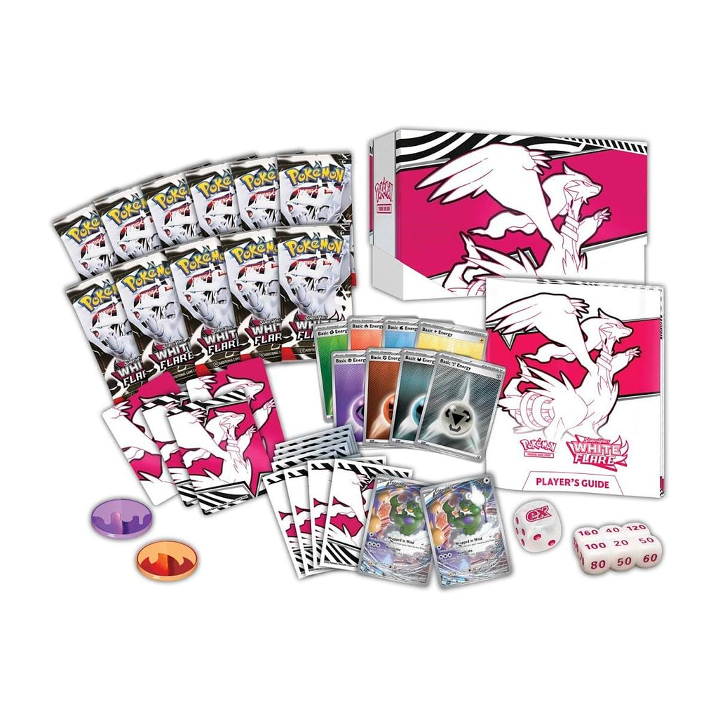 Pokemon TCG Scarlet & Violet 10.5 White Flare Pokemon Center Elite Trainer Box - 11 Packs, Promo Cards - 8