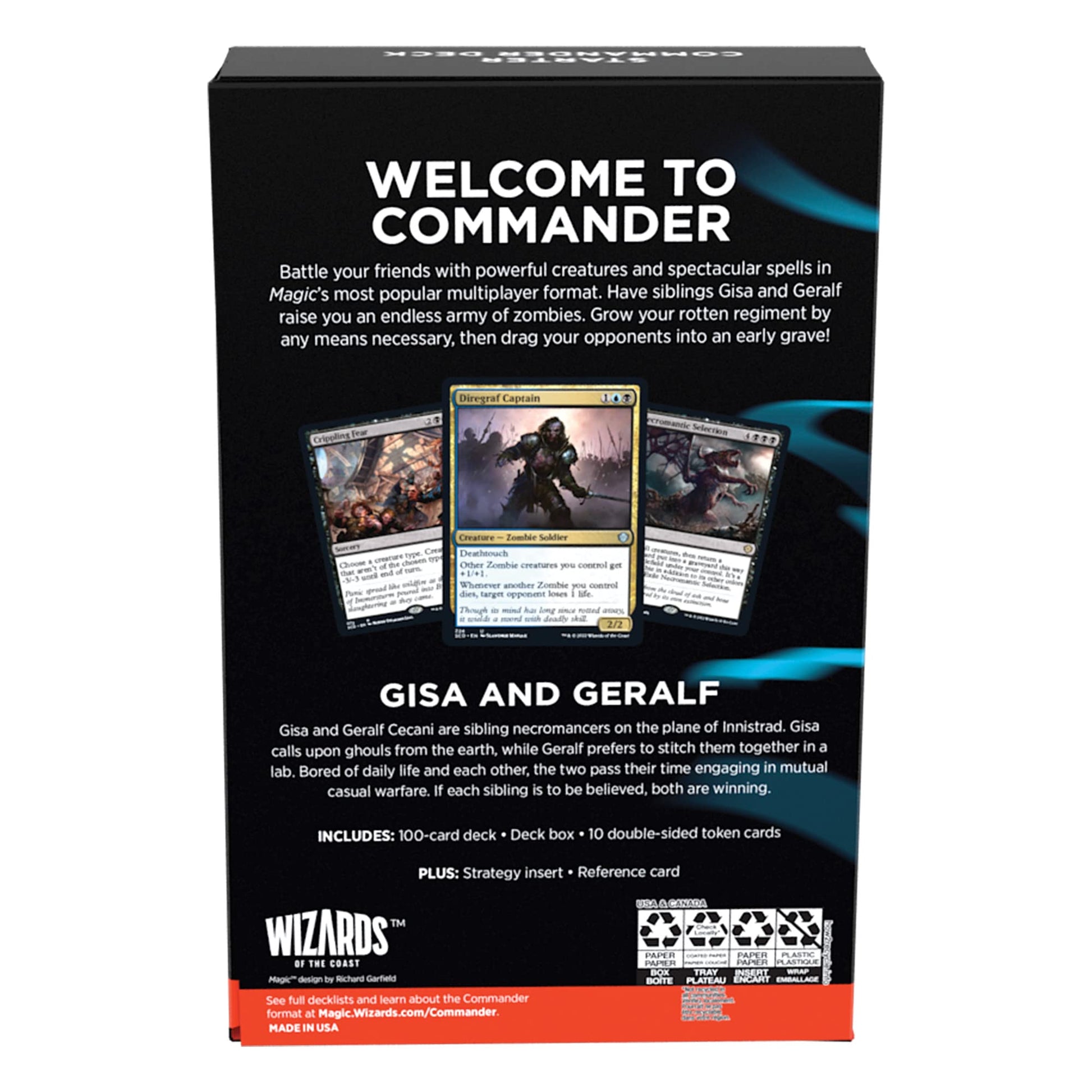 Magic: The Gathering Starter Commander Deck – Grave Danger (Blue-Black) | Ready-to-Play Deck for Beginners and Fans | Ages 13+ | Collectible Card Games - 2