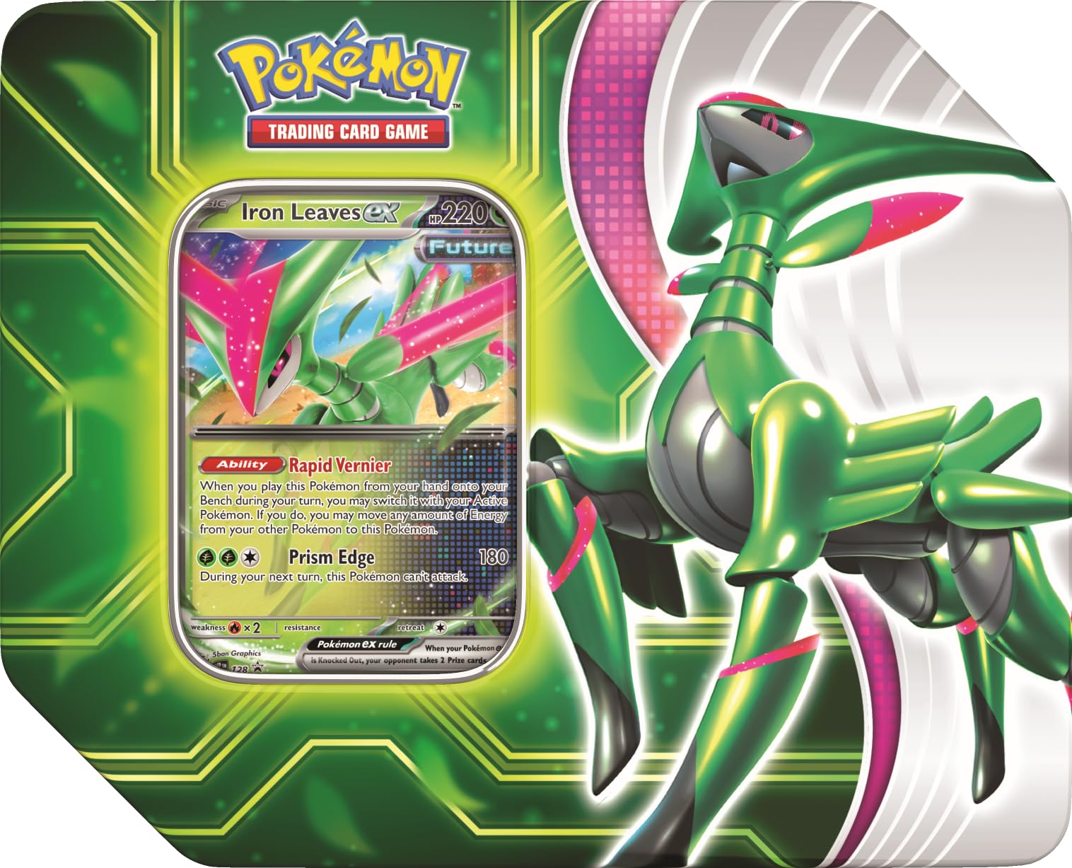 Pokemon TCG: Paradox Clash TIN: Iron Leaves EX OR Walking Wake EX - 2
