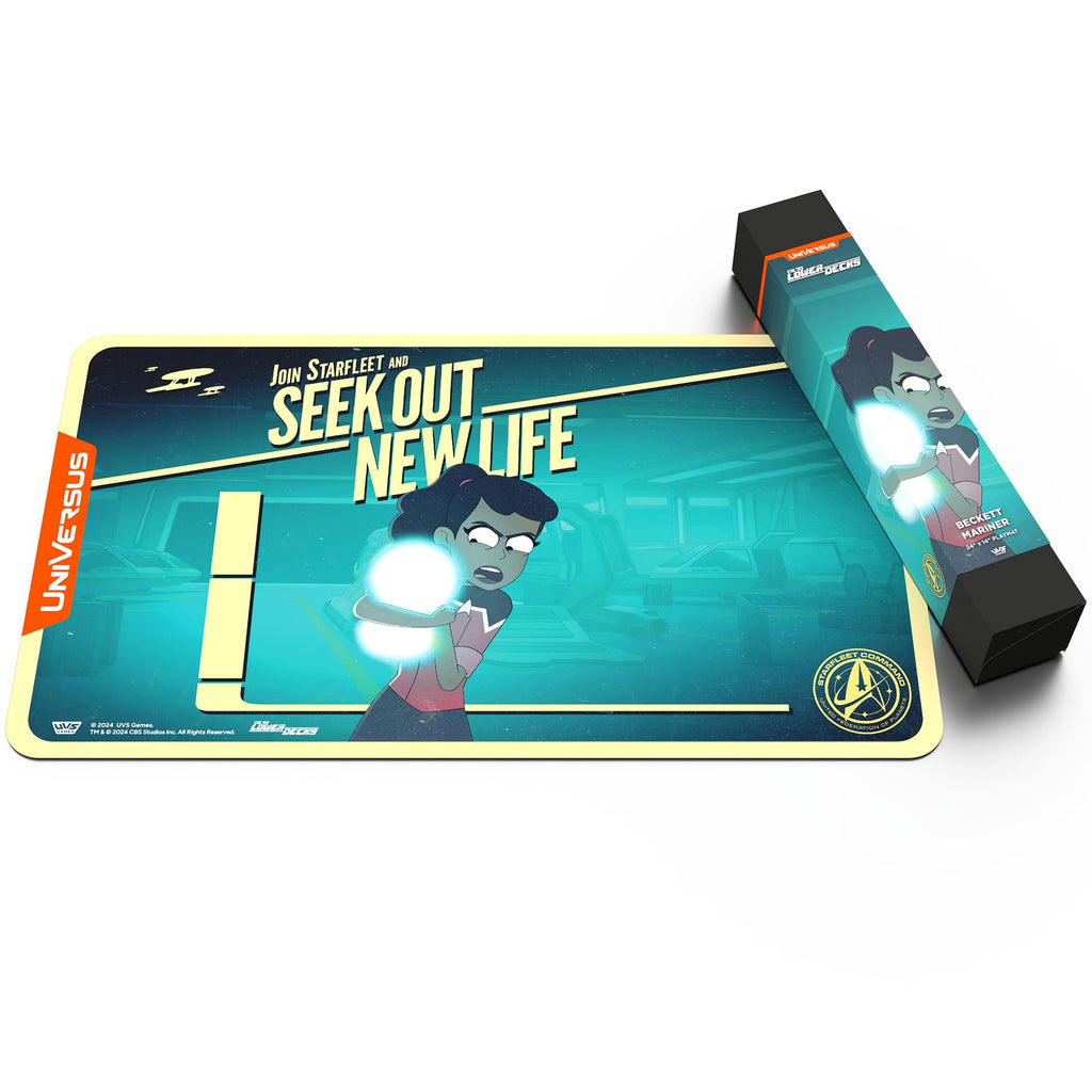 UniVersus: Star Trek: Lower Decks - Beckett Mariner Playmat - 24 x 14 Neoprene Mat, Tabletop Card Game Accessory, UVS Games, Officially Licensed - 2