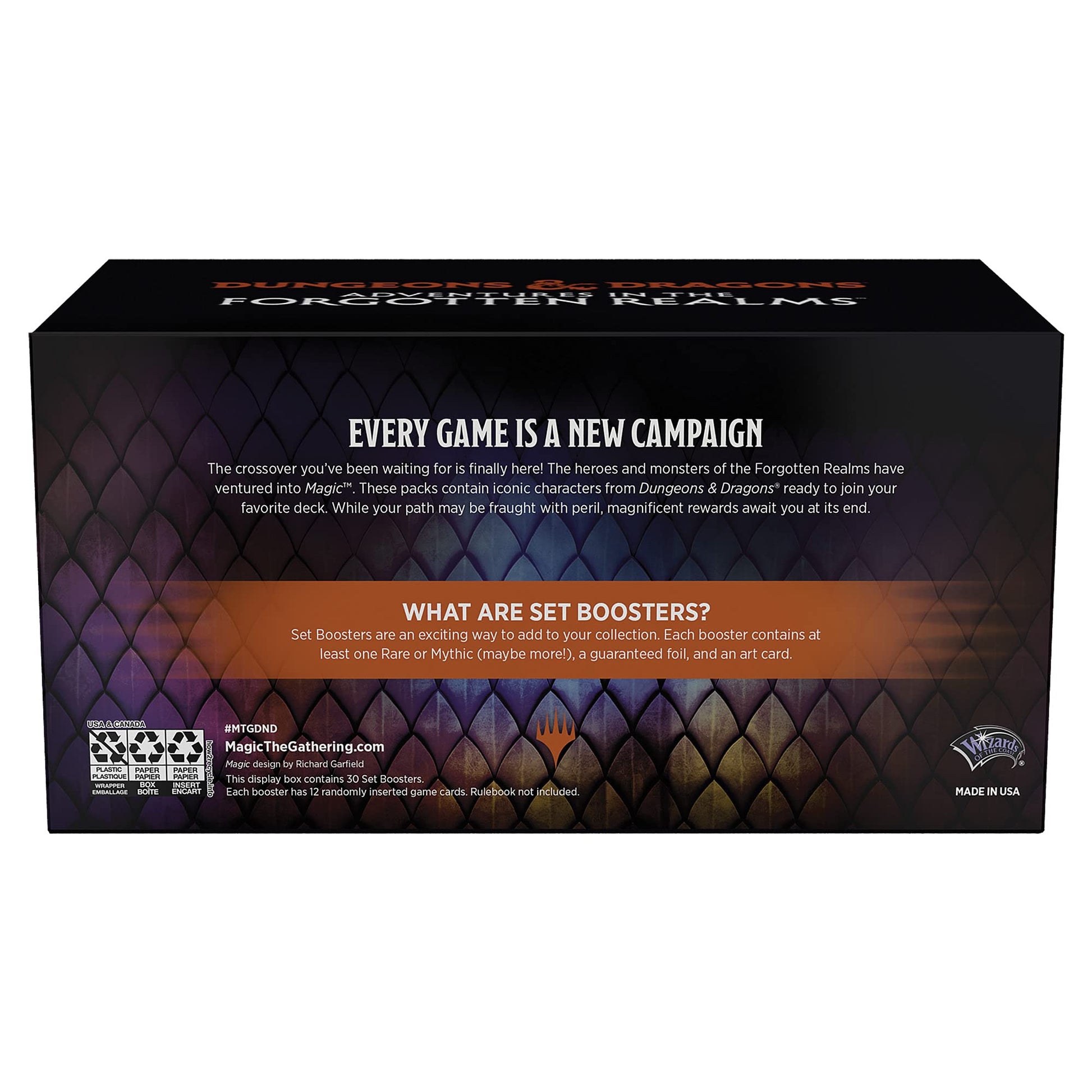 Magic: The Gathering Adventures in The Forgotten Realms Set Booster Box, 30 Packs, for ages 13+ - 5