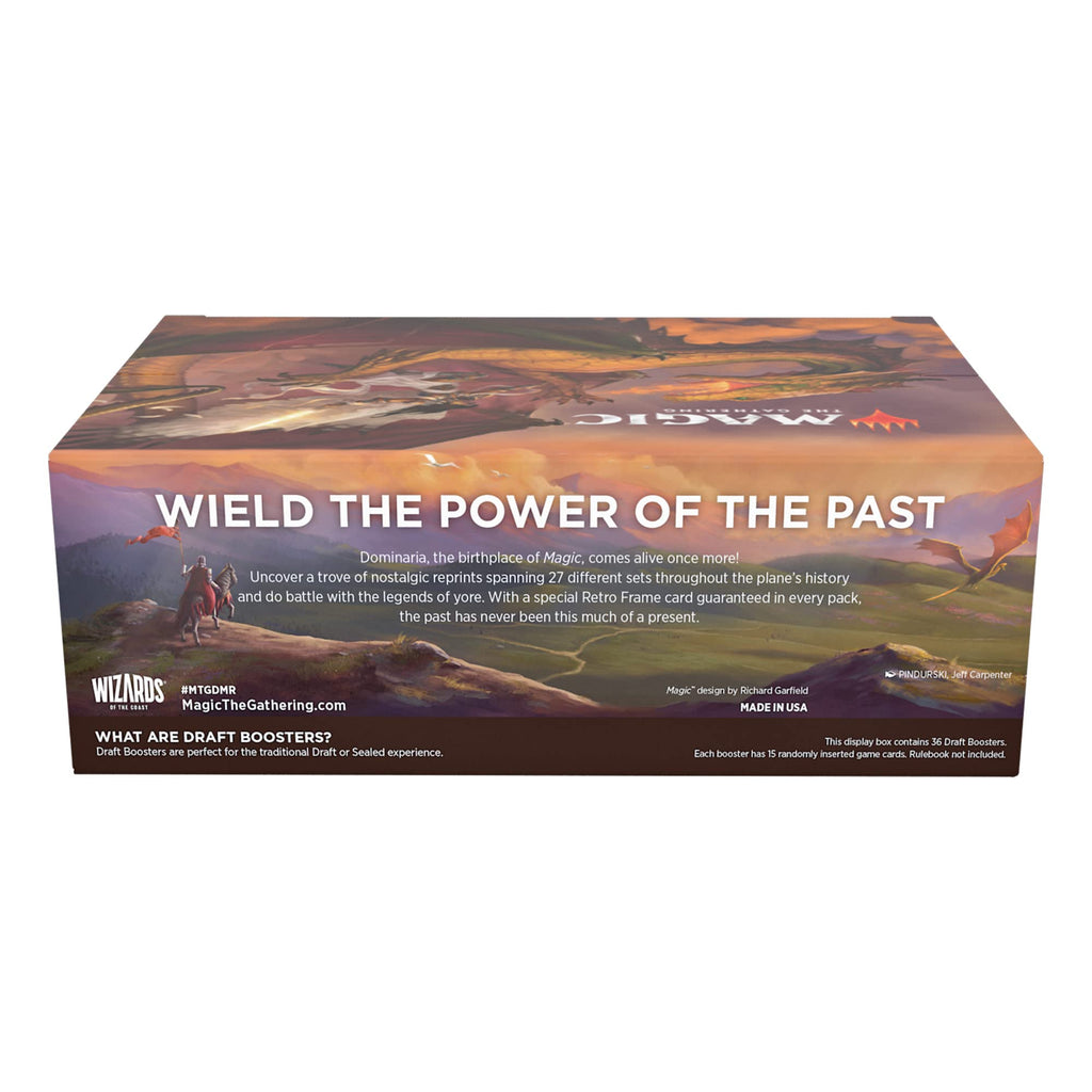 Magic The Gathering Dominaria Remastered Draft Booster Box | 36 Packs (540 Magic Cards) - 2
