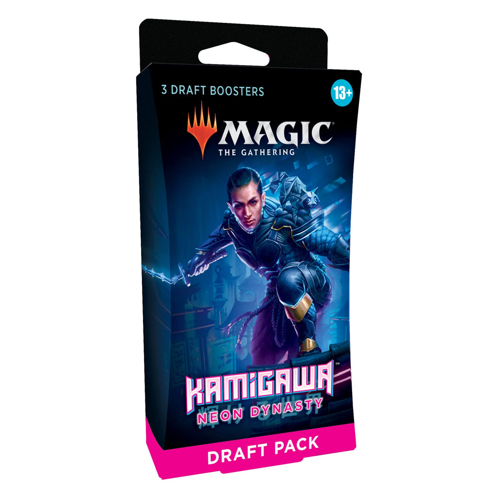 Magic: The Gathering Kamigawa: Neon Dynasty 3-Booster Draft Pack | 45 Magic Cards - 3