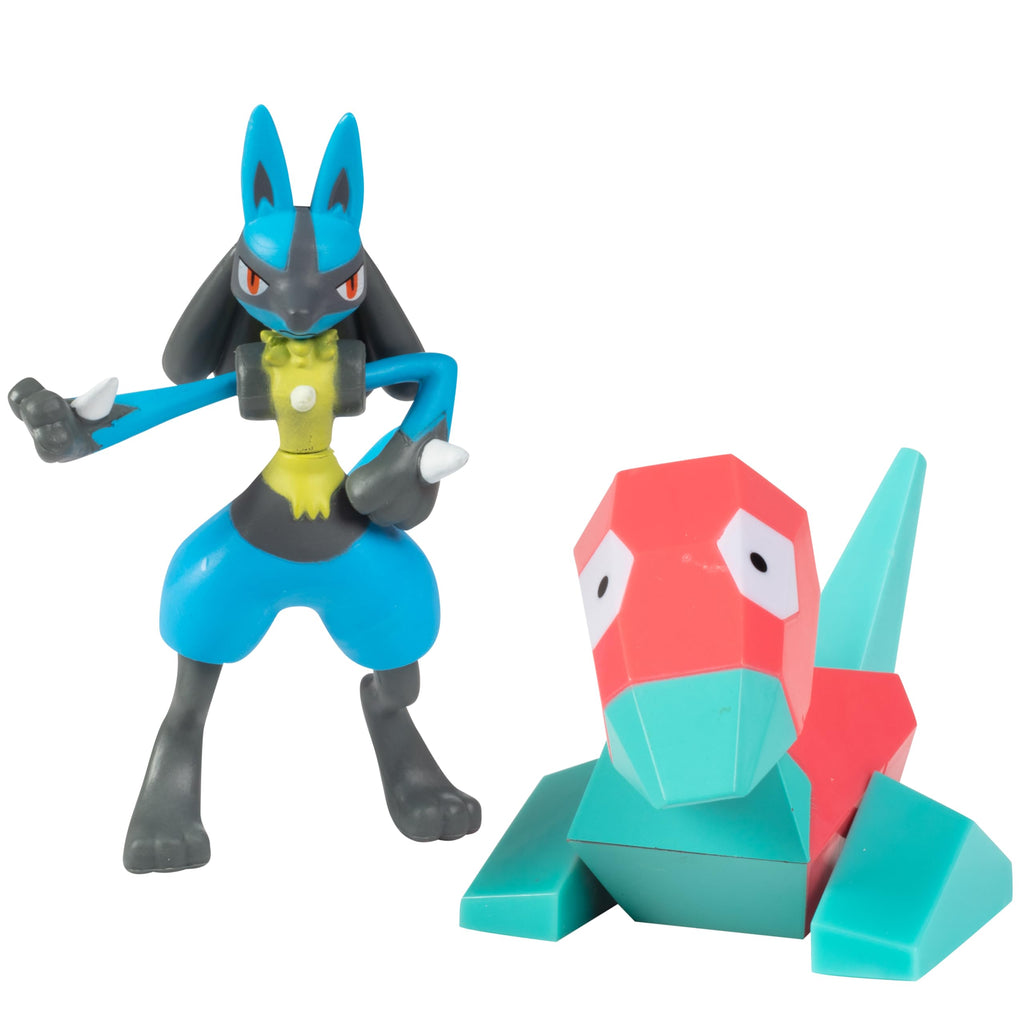 Pokemon Battle Ready! Toy Figure Set, 8 Pieces - 2" & 3" Charmander, Bulbasaur, Squirtle, Lucario, Alolan Vulpix & More - Holiday Christmas Stocking Stuffer Gift for Kids, Boys, Girls - 4+ - 4