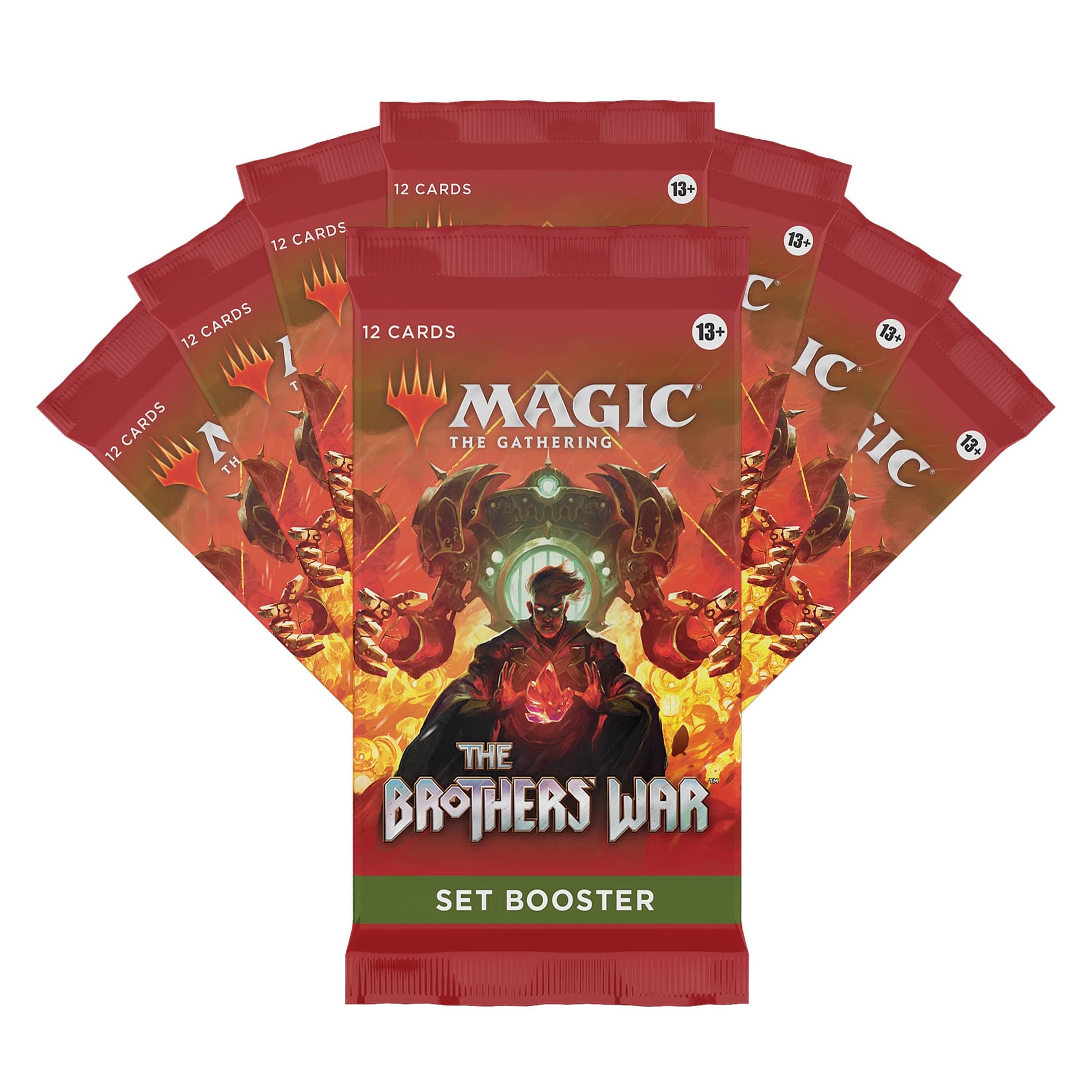 Magic The Gathering The Brothers War Bundle | Transformers Card, 8 Set Boosters, and Accessories - 7