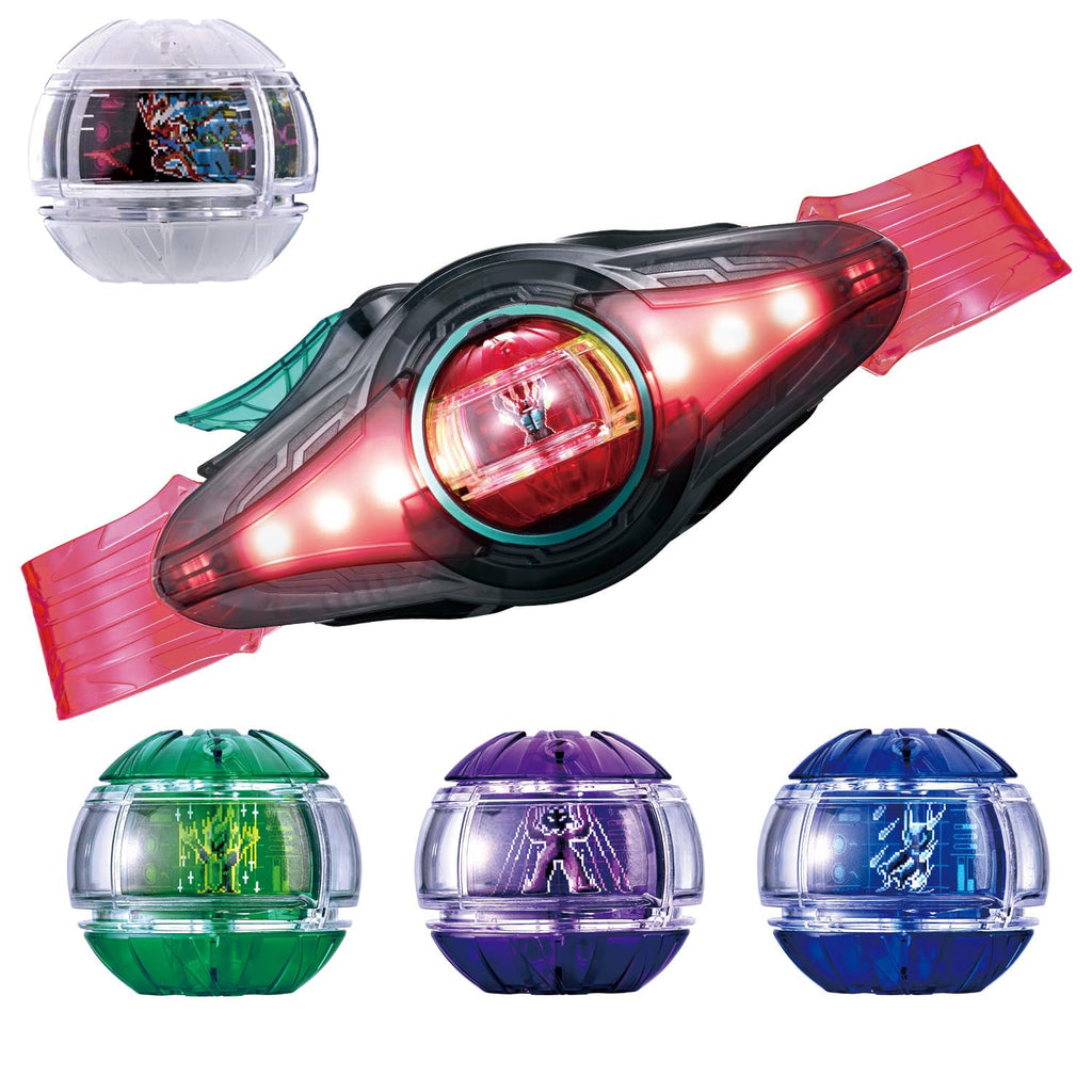 Bandai Kamen Rider Zitz Transformation Belt, DX Zetz Driver, 4 Form Change Set (Bonus: Booster Capsule Included)