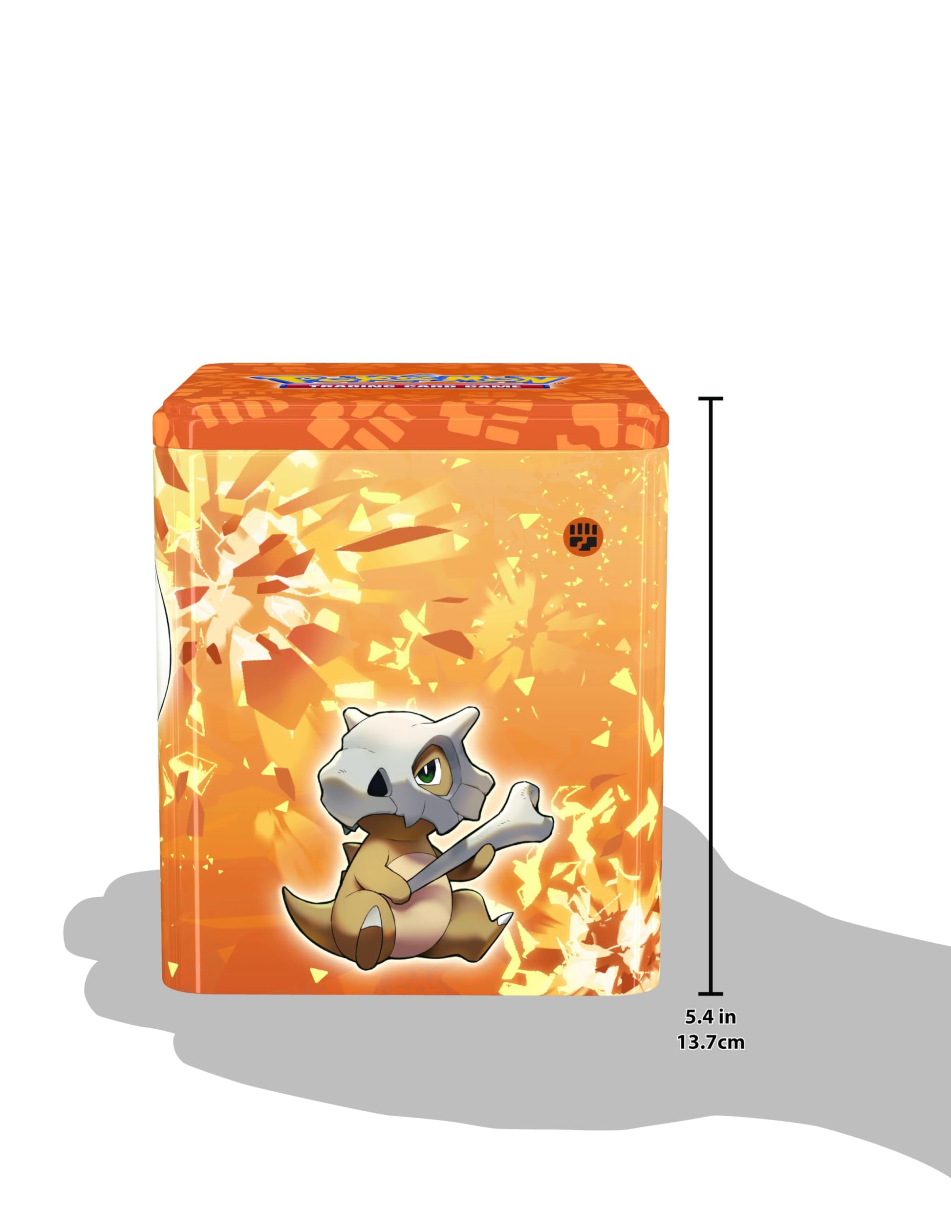 Pokémon TCG: Fighting Stacking Tin - Lycanroc (3 booster packs & coin) - 2