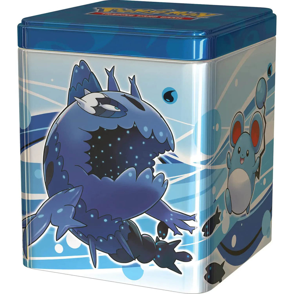 Pokemon TCG: Water Stacking Tin (3 Booster Packs & Coin) - 3