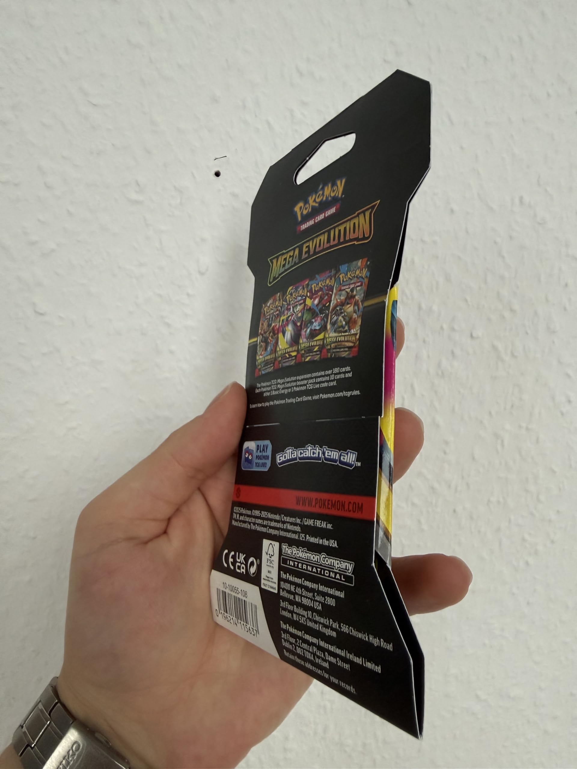 Pokemon TCG: Mega Evolution Sleeved Booster Pack - 10 Cards - 2