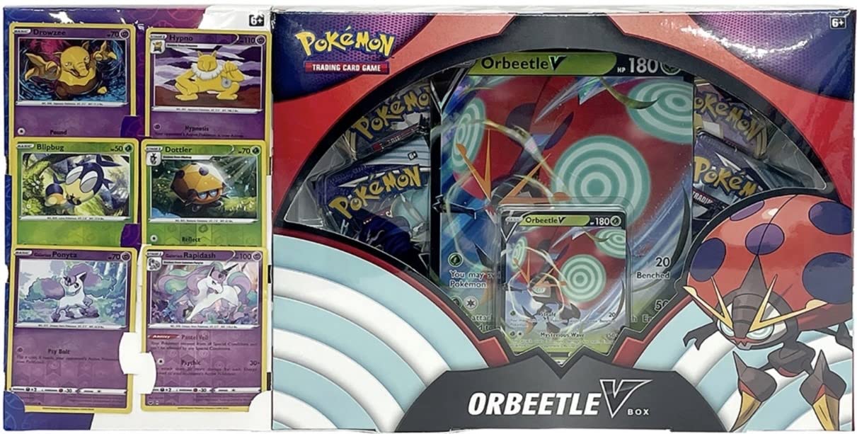 Pokemon TCG Orbeetle V Set Vivid Voltage Box - 4 Booster Packs - 2