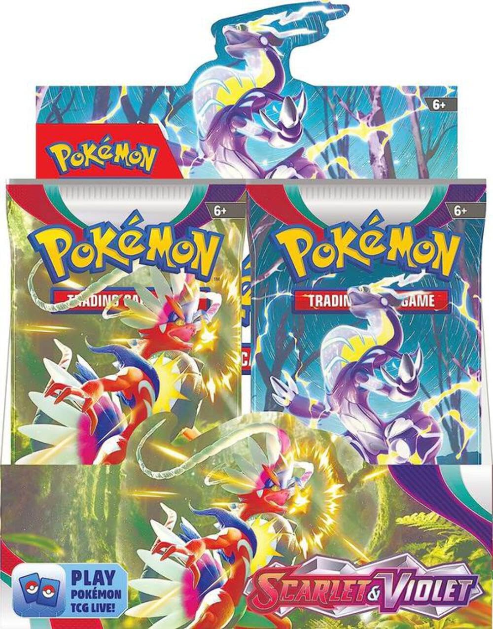 Pokemon Scarlet & Violet Sleeved Booster Pack - 6