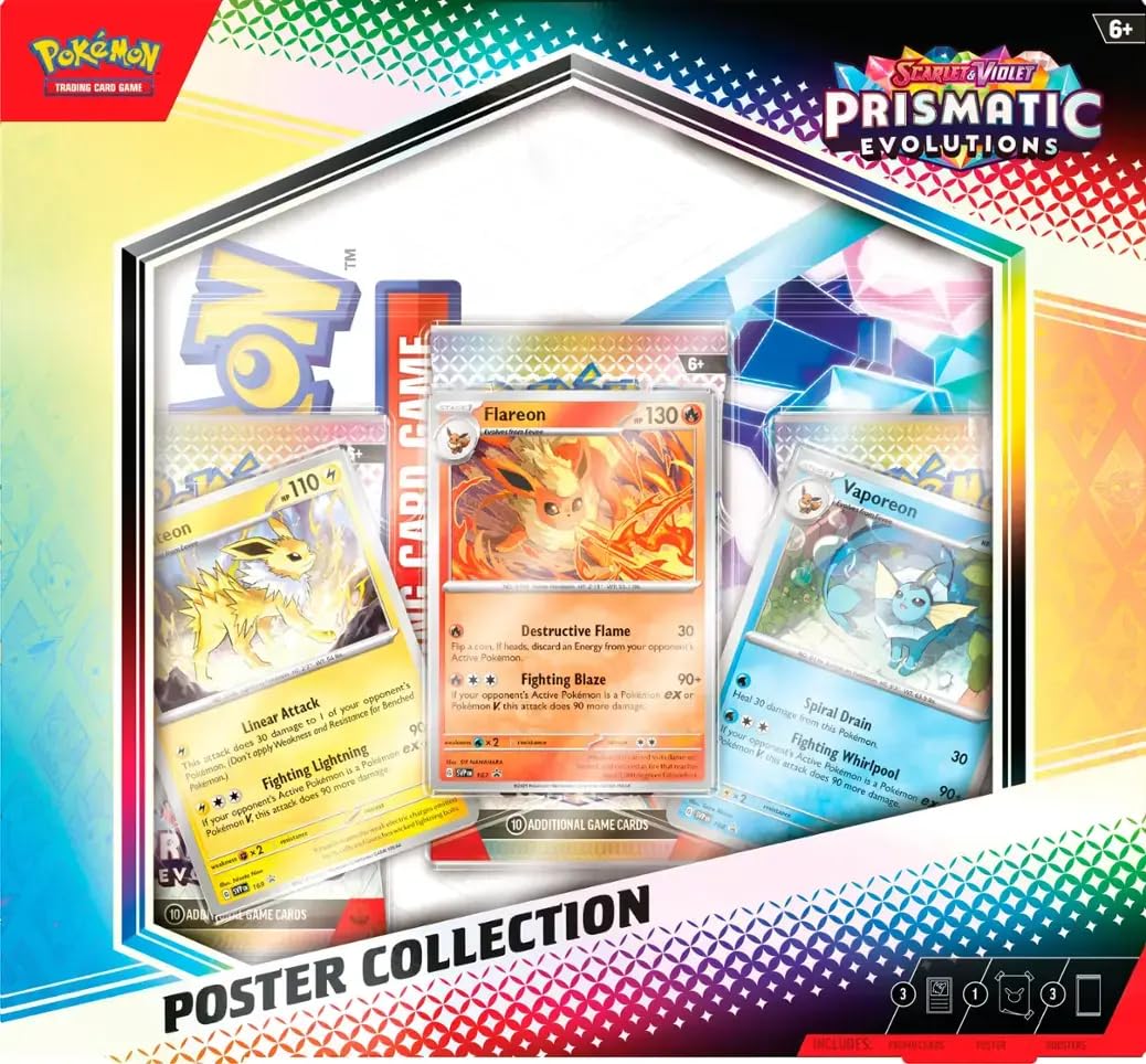 Pokemon TCG: Scarlet & Violet—Prismatic Evolutions Poster Collection - 3