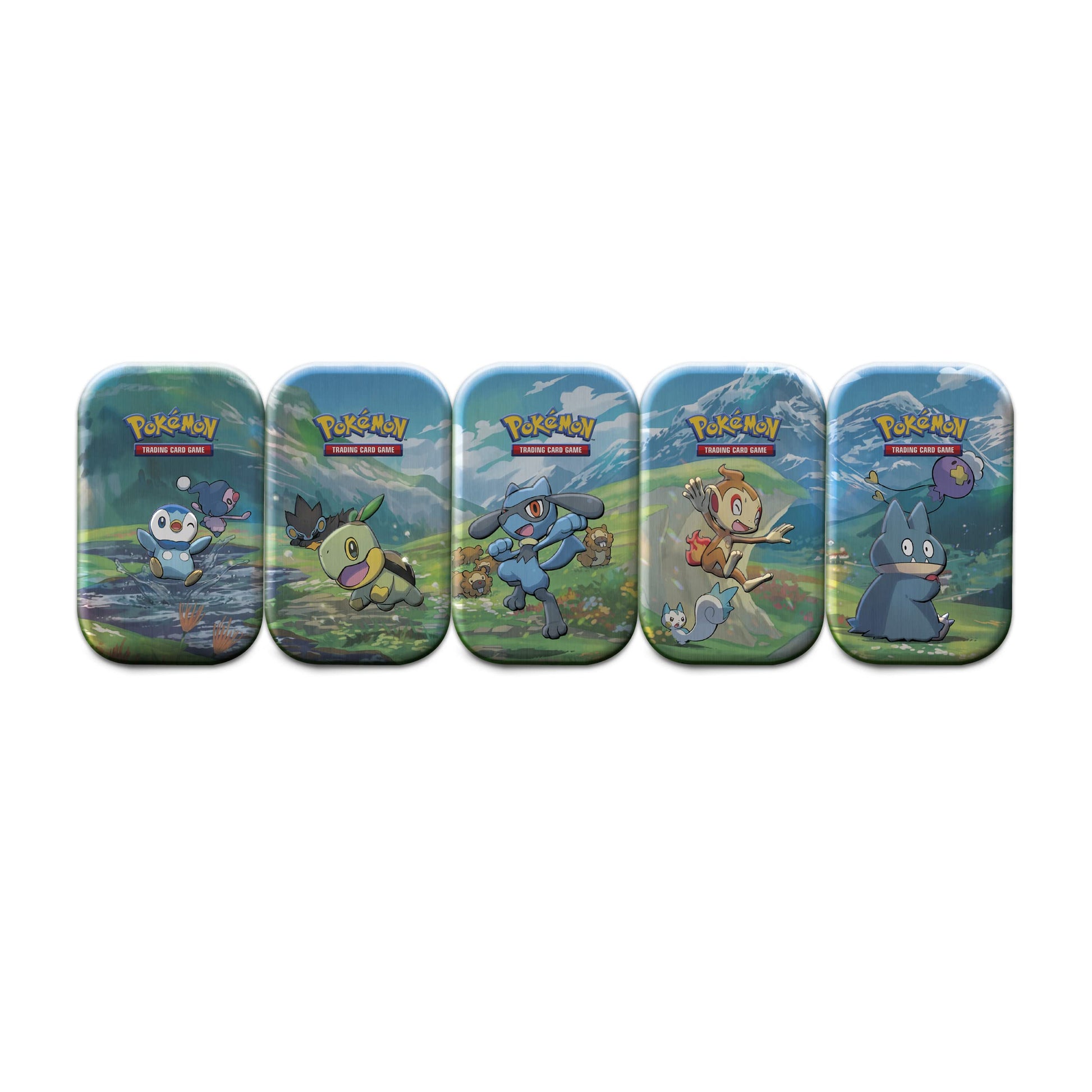 Pokémon TCG: Sinnoh Stars Mini Tin - Chimchar, Pachirisu (2 Booster Packs & 1 Pokémon Art Card),Multicolor - 3