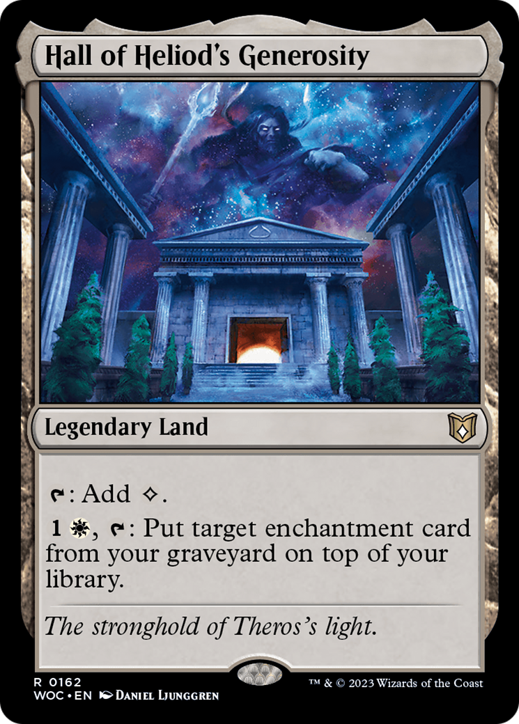 Hall of Heliod's Generosity (WOC-162) - Wilds of Eldraine Commander - Magic The Gathering - Single Cards