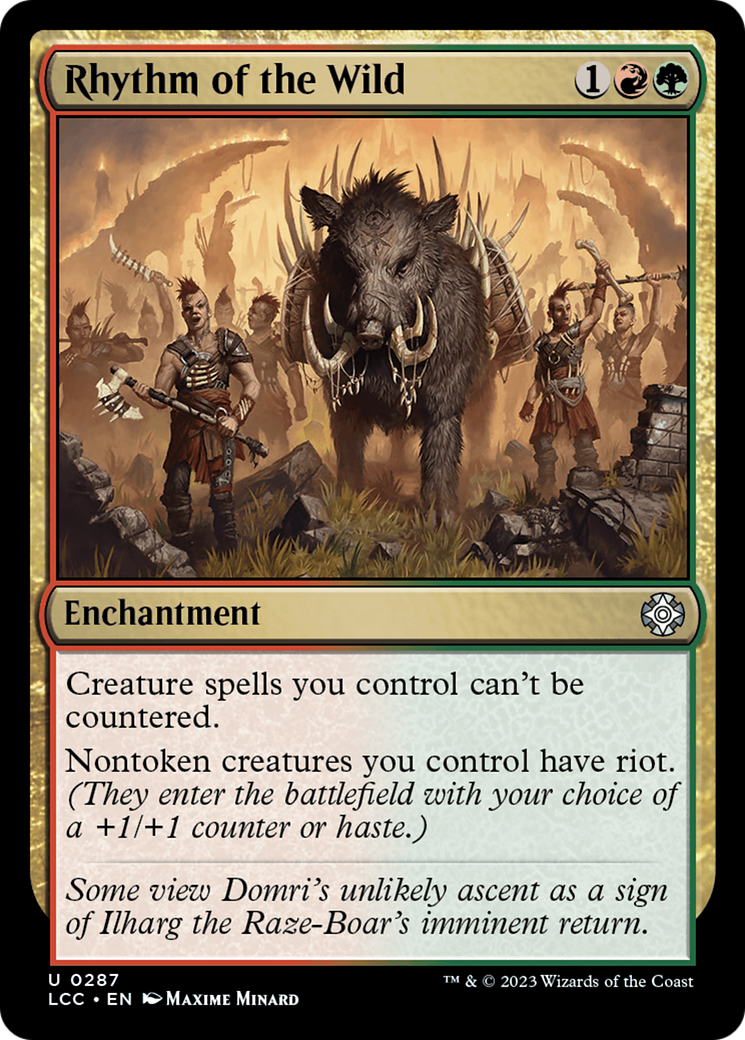 Rhythm of the Wild (LCC-287) - The Lost Caverns of Ixalan Commander - Magic The Gathering - Single Cards