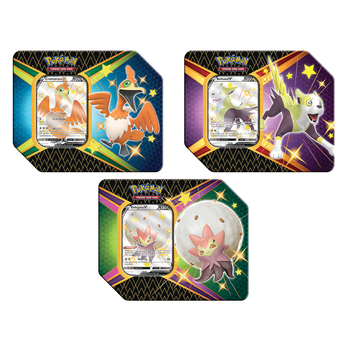 Pokemon Shining Fates Tin (Set of 3) - Trading Card Games
