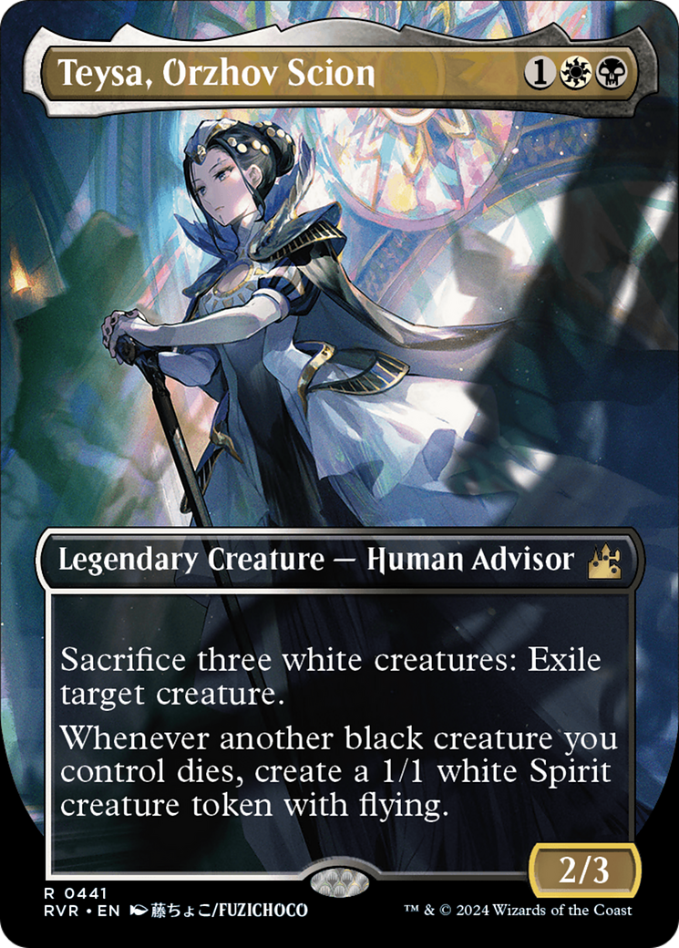 Teysa, Orzhov Scion (Anime Borderless) (RVR-441) - Ravnica Remastered - Magic The Gathering - Single Cards
