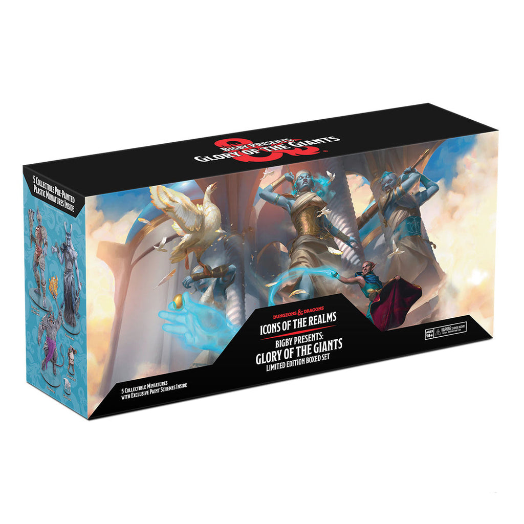 D&D Icons of the Realms Bigby Presents Glory of the Giants Limited Edition Boxed Set - Miniatures