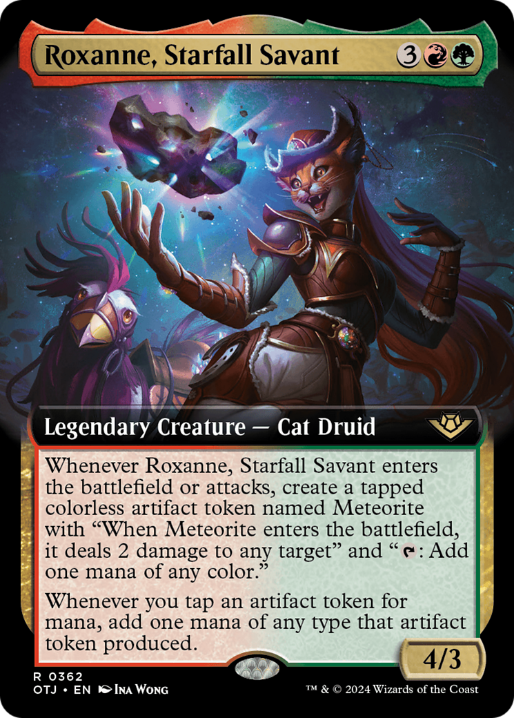 Roxanne, Starfall Savant (Extended Art) (OTJ-362) - Outlaws of Thunder Junction - Magic The Gathering - Single Cards