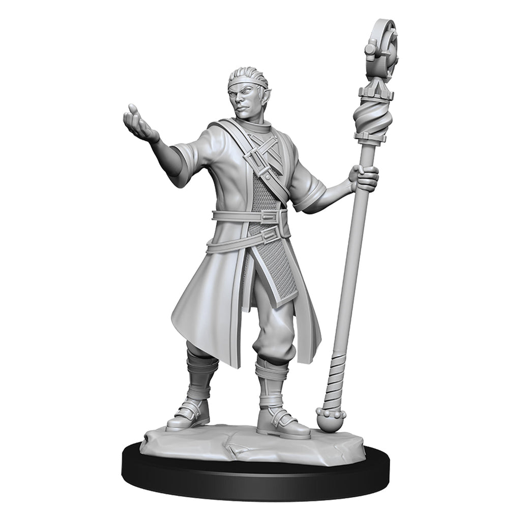 D&D Nolzurs Marvelous Unpainted Miniatures Half-Elf Wizard Male - Miniatures - 2
