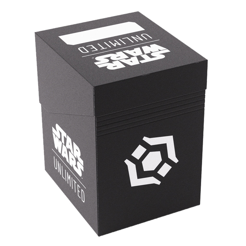 Gamegenic Star Wars Unlimited Soft Crate Deck Box - Black/White - Deck Boxes - 3