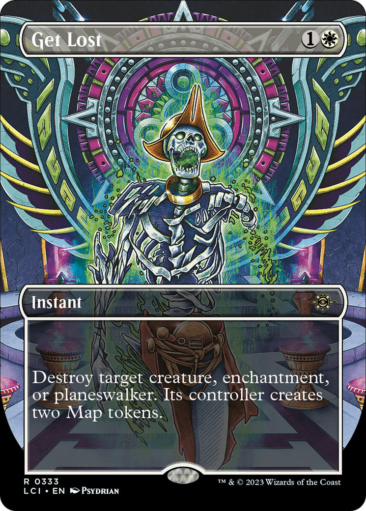 FOIL Get Lost (Borderless) (LCI-333) - The Lost Caverns of Ixalan - Magic The Gathering - Single Cards