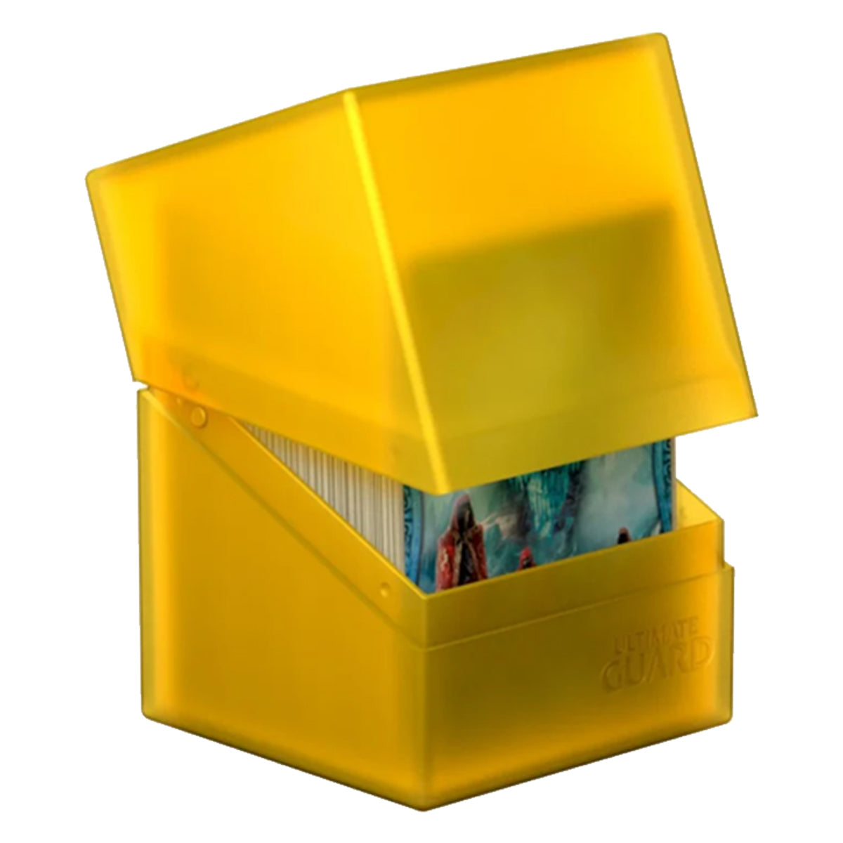Ultimate Guard Boulder Deck Case 100+ Standard Size Amber Deck Box - Deck Boxes - 3