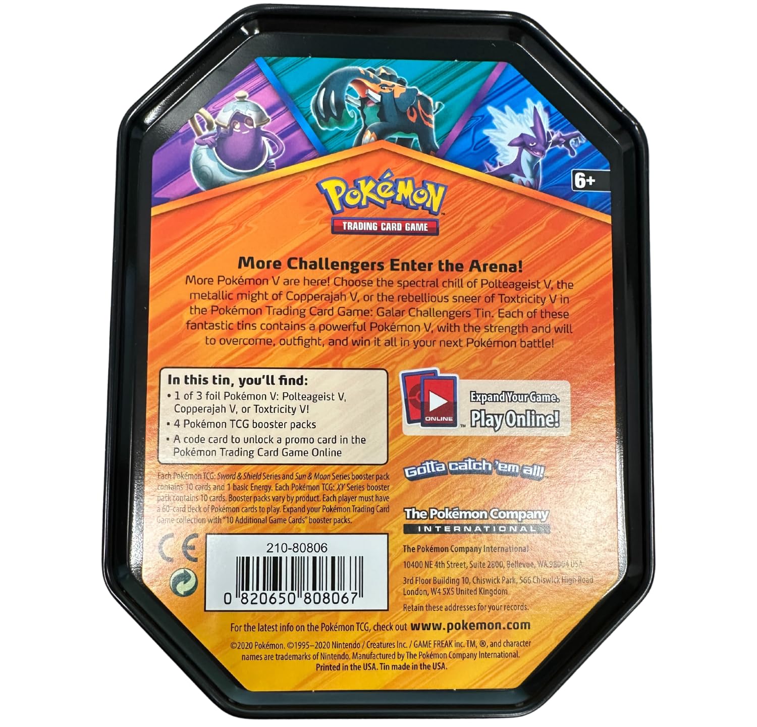Pokemon Galar Challengers Tin | Polteageist V - 2