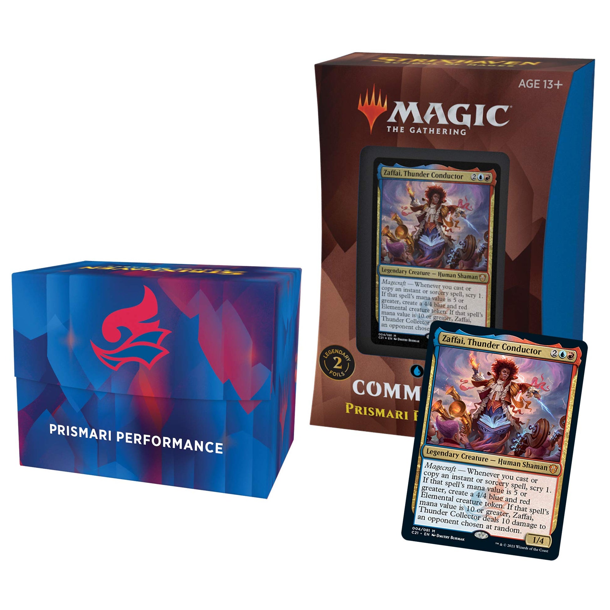 Magic: The Gathering Strixhaven Commander Deck Bundle – Includes 1 Silverquill Statement + 1 Prismari Performance + 1 Witherbloom Witchcraft + 1 Lorehold Legacies + 1 Quantum Quandrix - 3