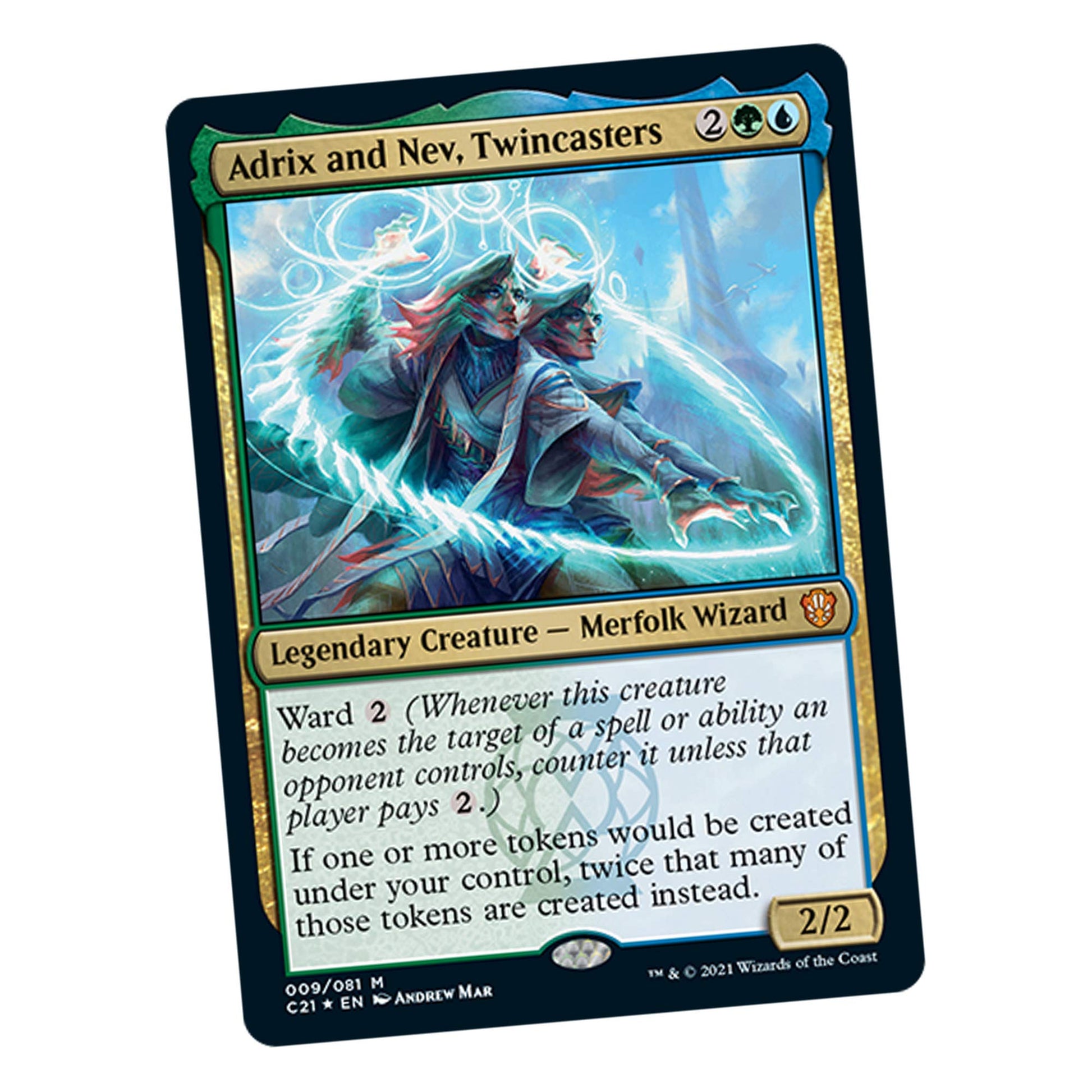Magic: The Gathering Strixhaven Commander Deck – Quantum Quandrix (Blue-Green) - 2