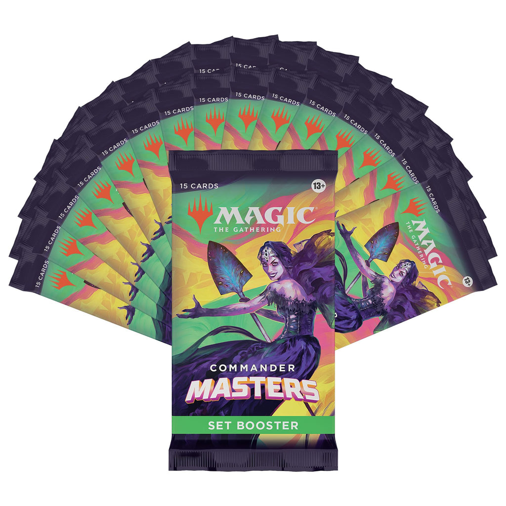 Magic The Gathering Commander Masters Set Booster Box - 24 Packs (360 Magic Cards) - 6