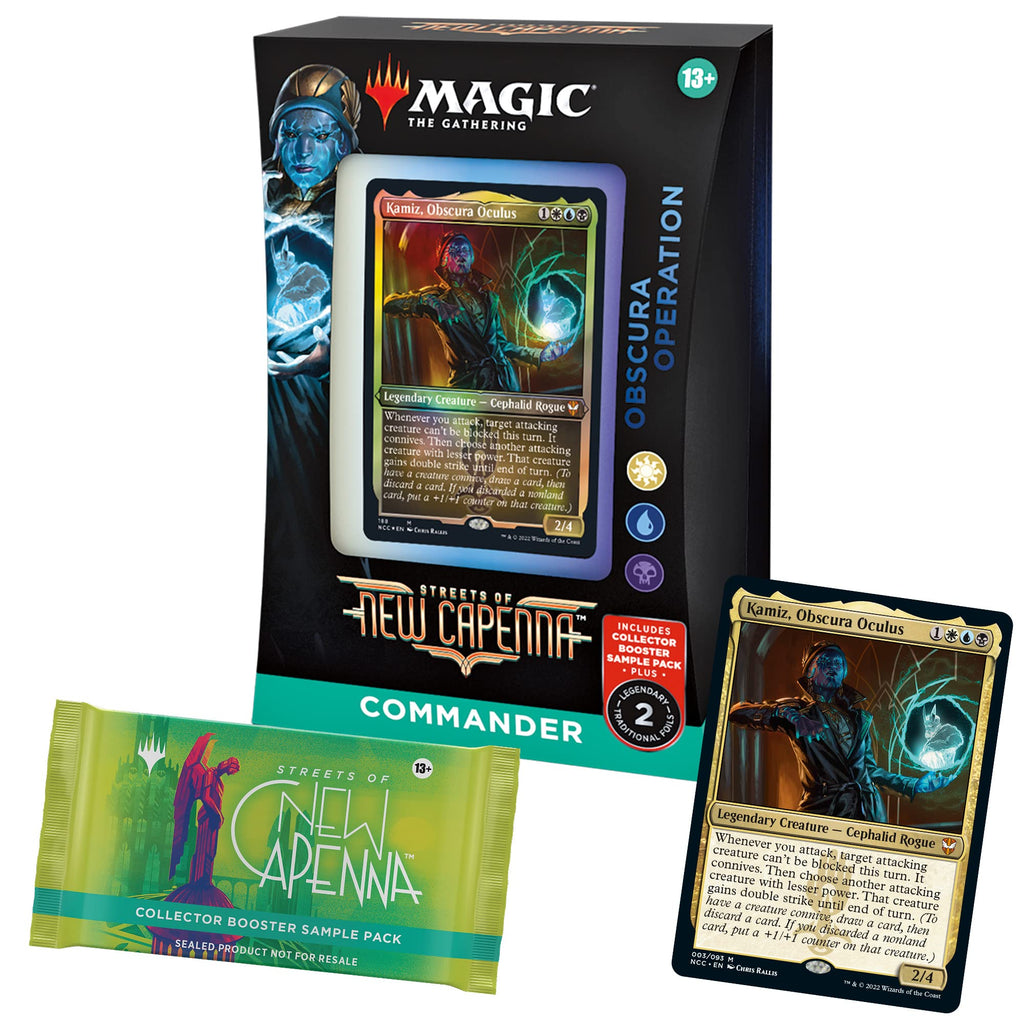 Magic: The Gathering Streets of New Capenna 5 Commander Deck Bundle – Includes 1 Obscura Operation, 1 Maestros Massacre, 1 Riveteers Rampage, 1 Cabaretti Cacophony, 1 Bedecked Brokers - 6