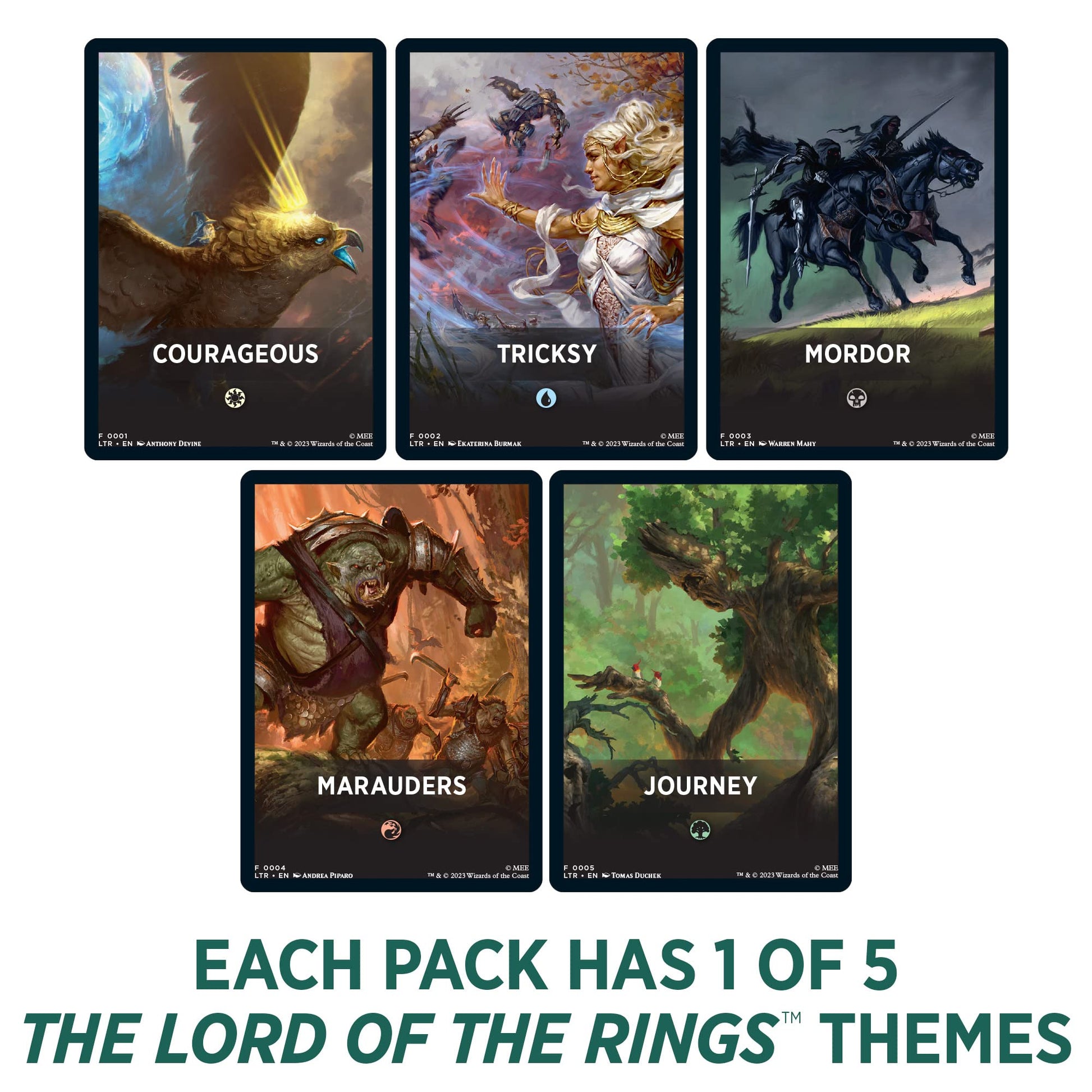 Magic: The Gathering The Lord of The Rings: Tales of Middle-Earth Jumpstart Booster Box (18 Packs) - 2-Player Card Game - 6