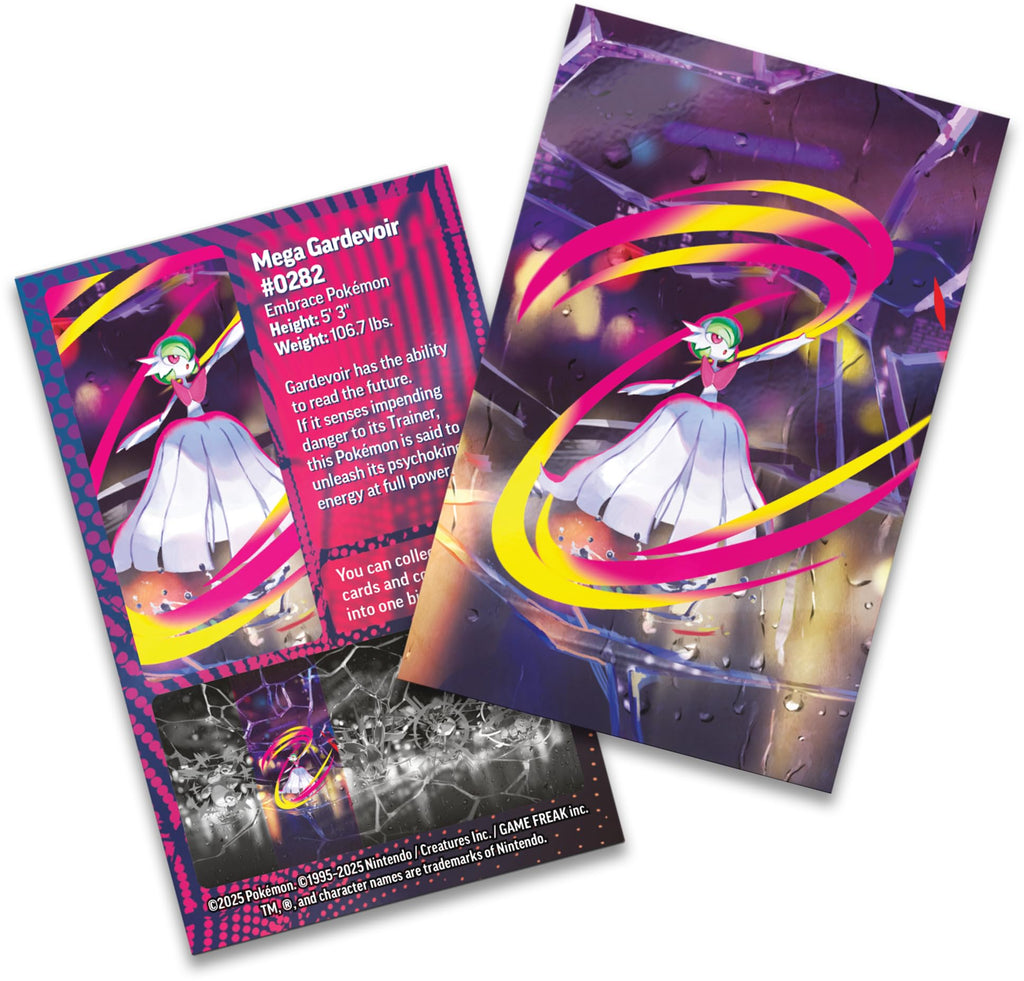 Pokémon TCG: Mega Heroes Mini Tin – Mega Gardivoir (1 Sticker, 1 Art Card & 2 Booster Packs) - 2