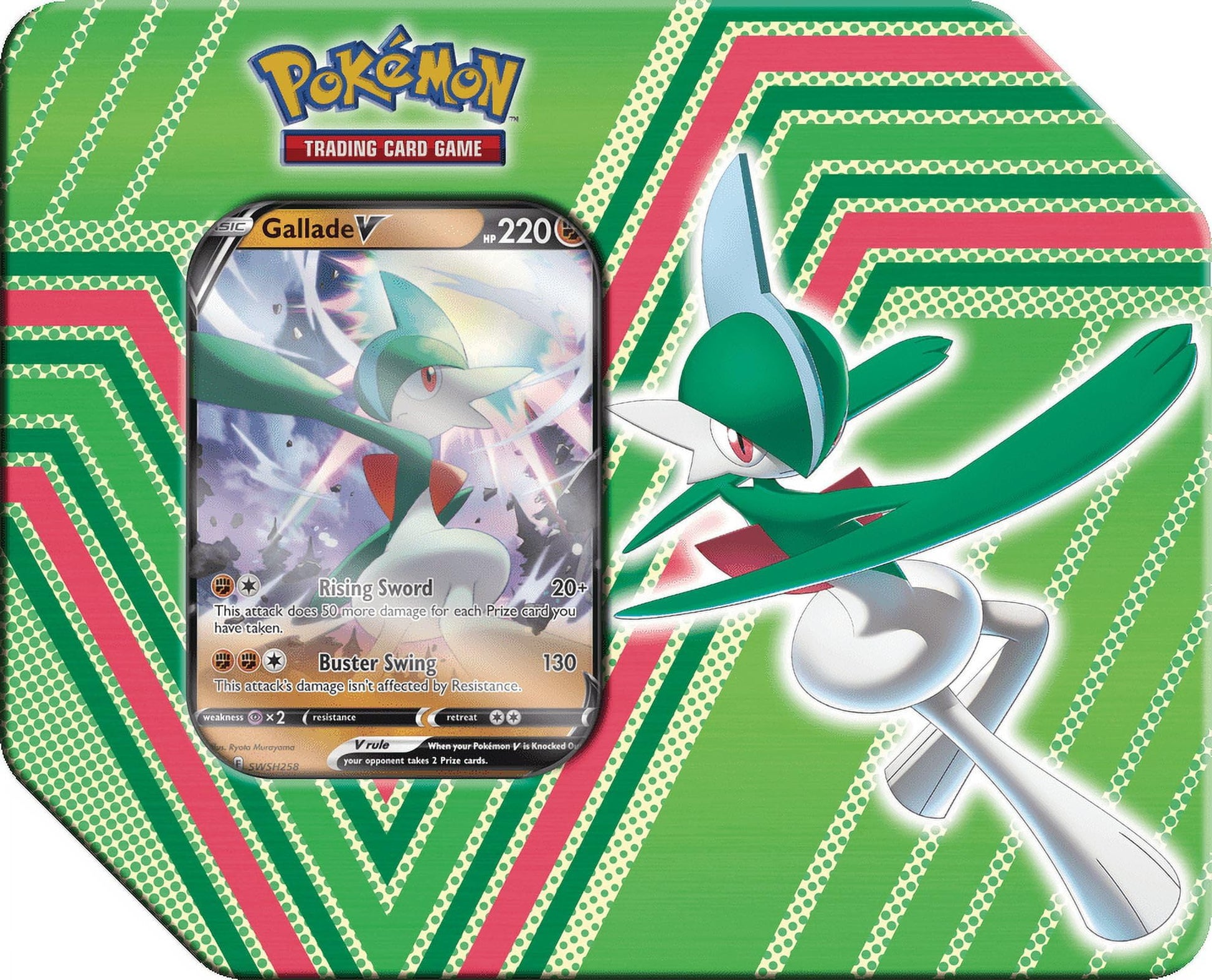 Pokemon TCG: Hidden Potential Tin - Gallade V - 2