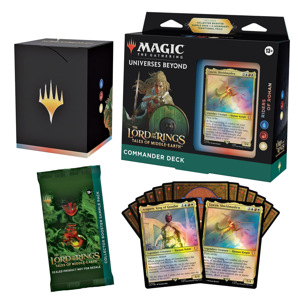 Magic The Gathering The Lord of The Rings: Tales of Middle-Earth Commander Deck Bundle – Includes Pack of 4 Decks - 7