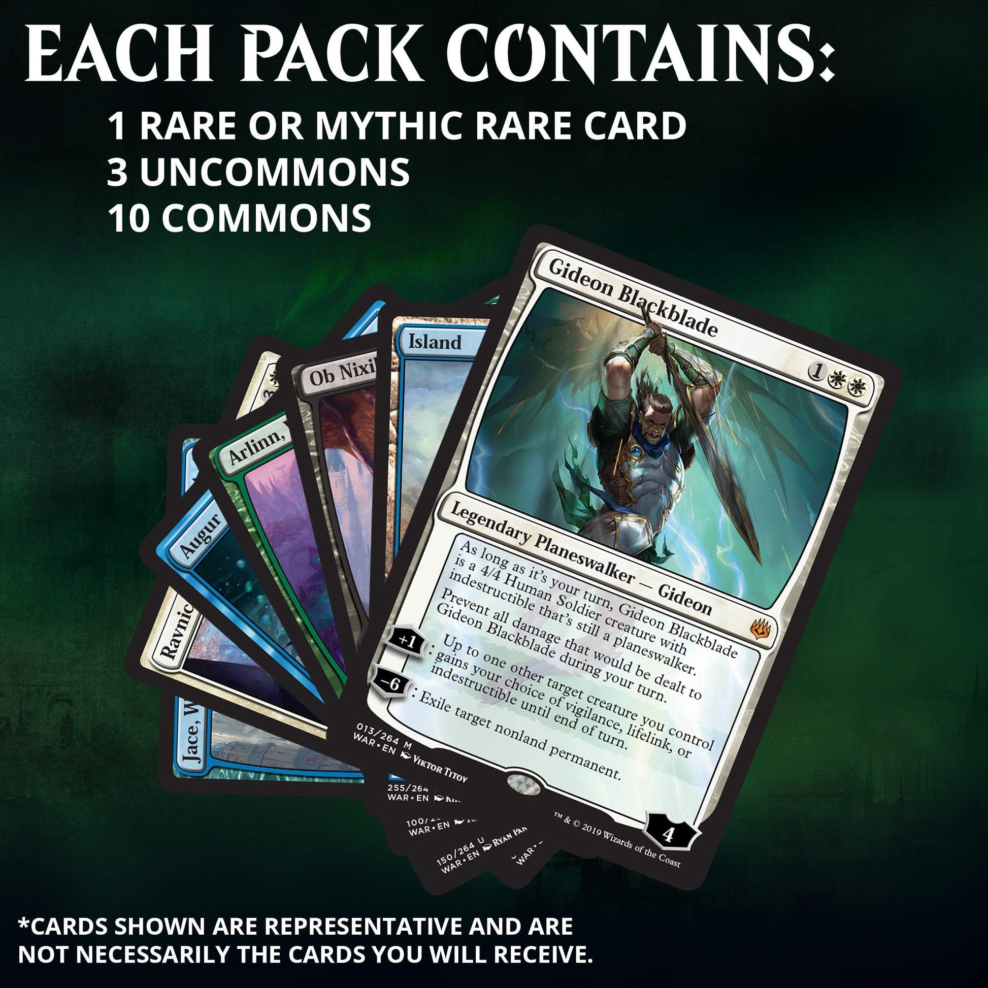 Magic: The Gathering War of The Spark Booster Box | 36 Booster Packs | Planeswalker in Every Pack - 4