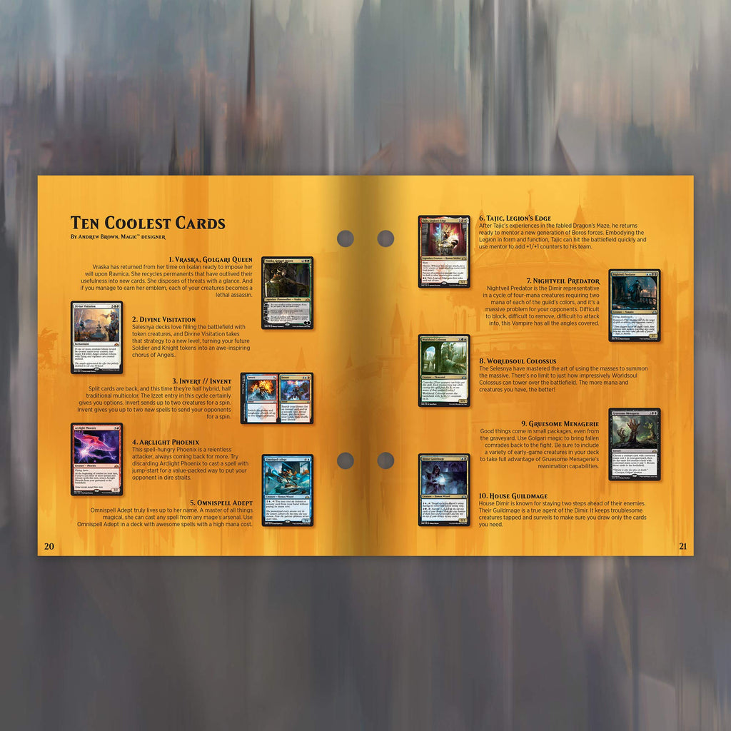 Magic: The Gathering Guilds of Ravnica Bundle | 10 Booster Packs + Land Cards (230 Cards) | Accessories - 3