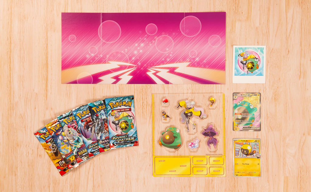 Pokemon TCG: Iono’s Bellibolt ex Premium Collection - 6 Packs, Promos - 3