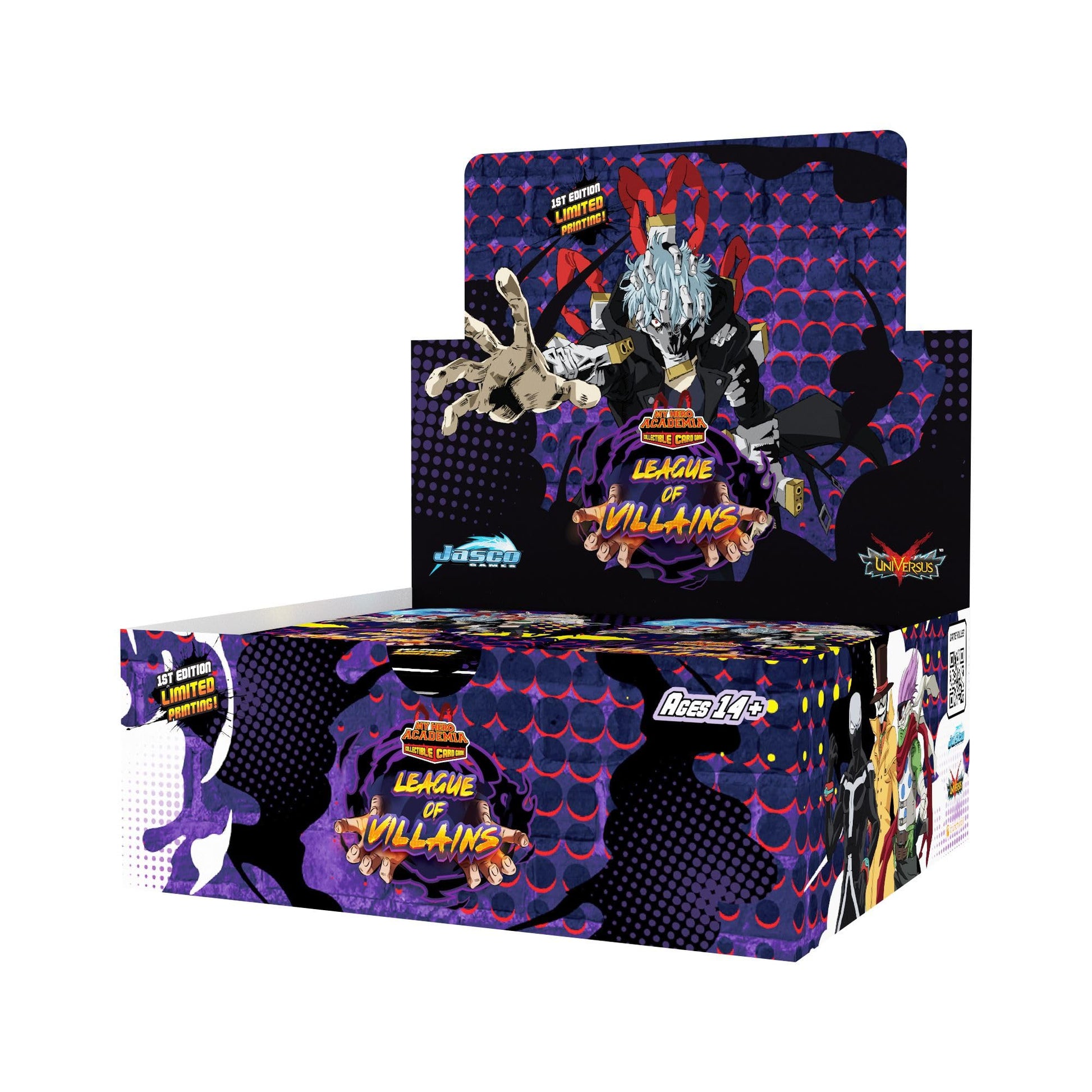 My Hero Academia Collectible Card Game Series 4 Unlimited League of Villains 24 Pack Booster Box|10 cards per pack| TCG for Adults | Ages 14+ | 2 Players | Avg. Playtime 20-30 Min | Made by Jasco Game - 5