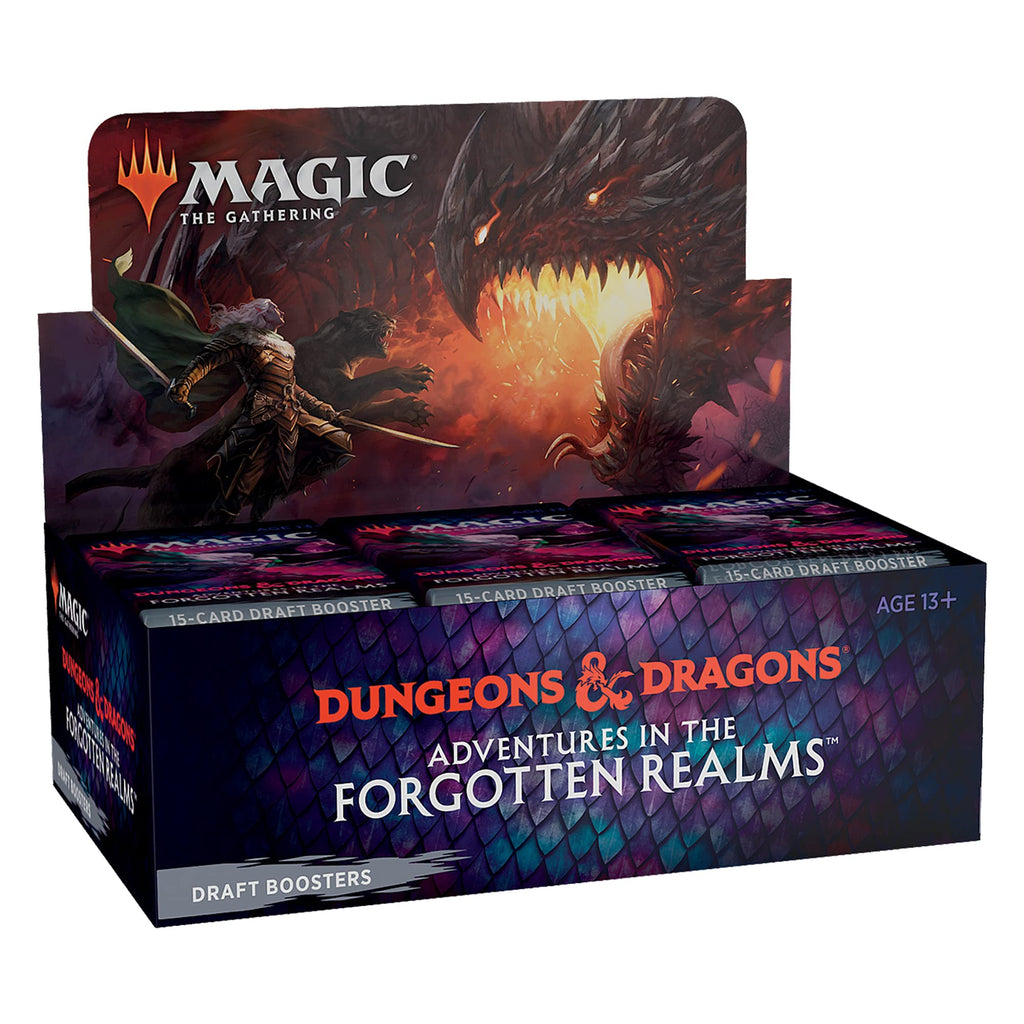 Magic: The Gathering Adventures in the Forgotten Realms Draft Booster Box | 36 Packs (540 Magic Cards) - 2