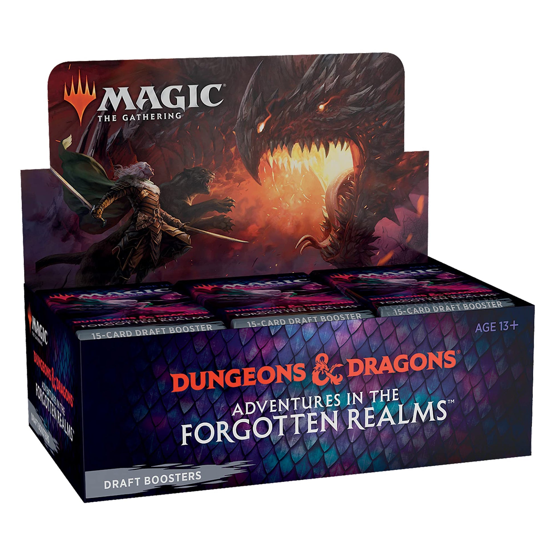 Magic: The Gathering Adventures in the Forgotten Realms Draft Booster Box | 36 Packs (540 Magic Cards) - 2