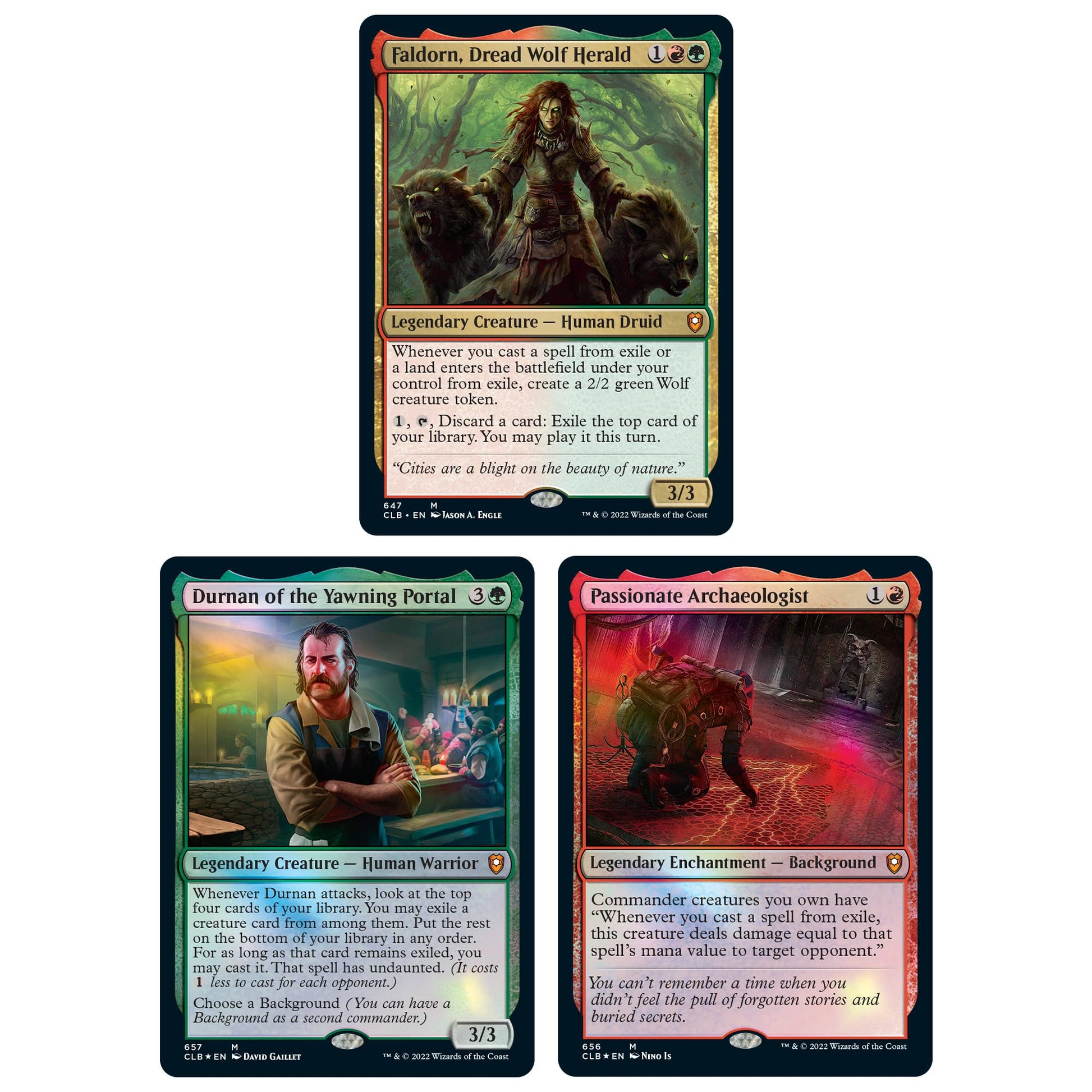Magic: The Gathering Commander Legends: Battle for Baldur’s Gate Commander Deck – Exit from Exile + Collector Booster Sample Pack - 5
