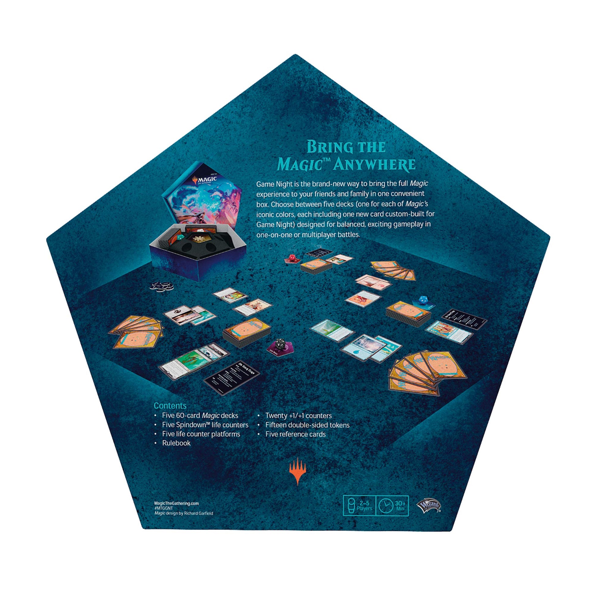 Magic: The Gathering Magic Game Night | Card Game for 2-5 Players | 5 Decks | 5 Dice | Accessories - 2