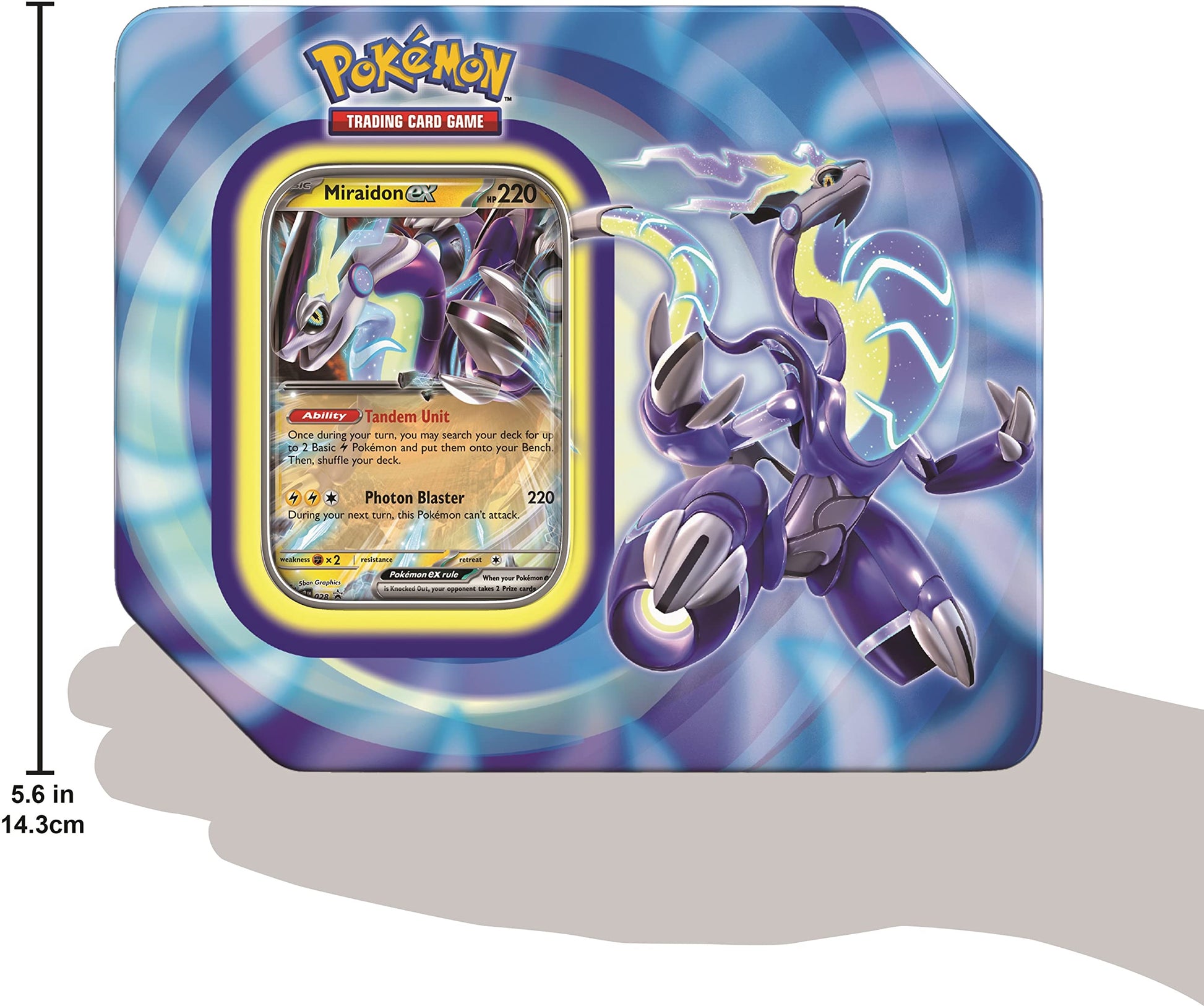 Pokemon TCG: Paldea Legends Tin (Random Tin) - 3