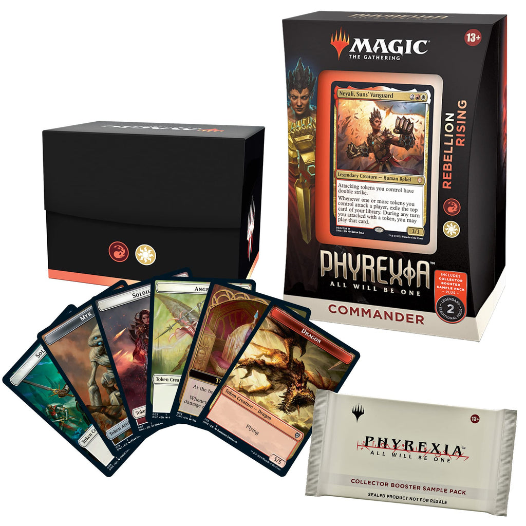Magic: The Gathering Phyrexia: All Will Be One Commander Deck 2 + Collector Booster Sample Pack - 7